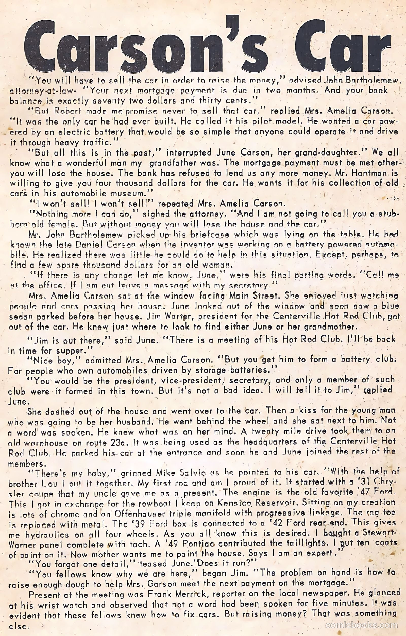 Hot Rods and Racing Cars #53 — page 23 of 31
