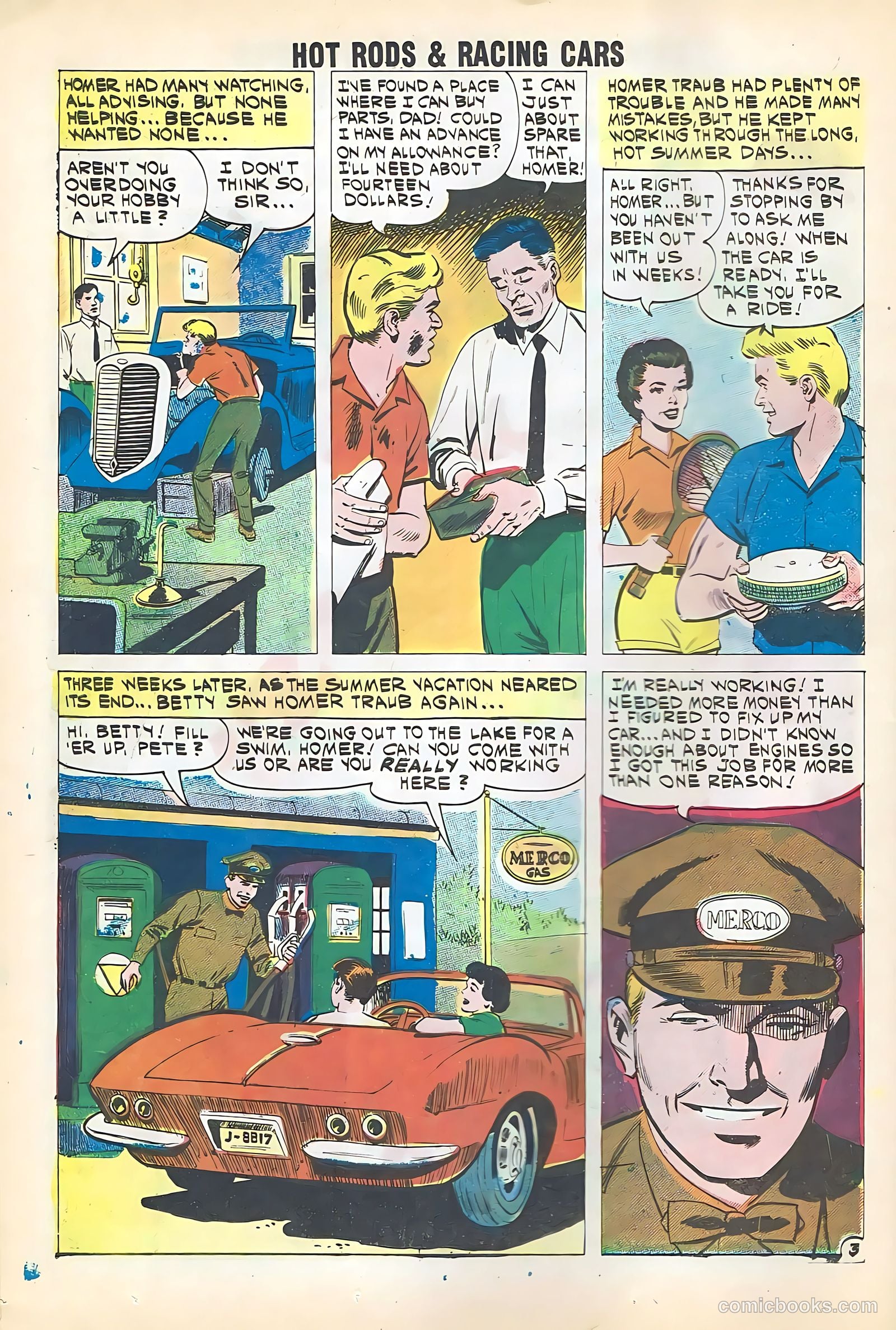 Hot Rods and Racing Cars #54 — page 12 of 36