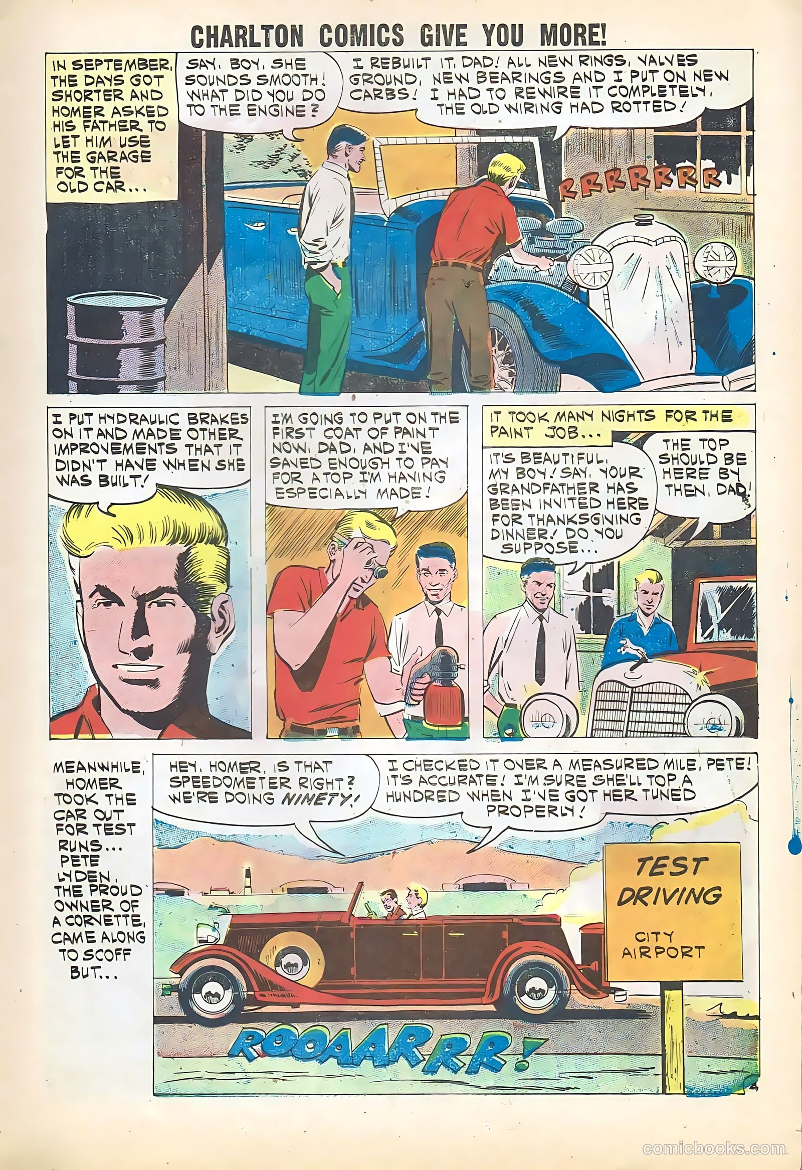 Hot Rods and Racing Cars #54 — page 13 of 36