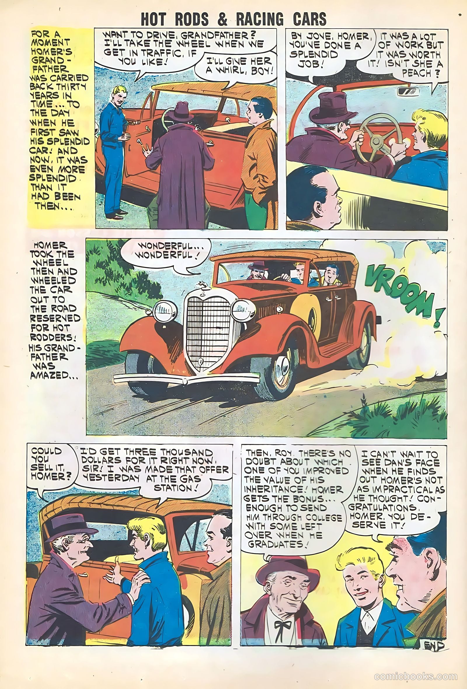 Hot Rods and Racing Cars #54 — page 16 of 36
