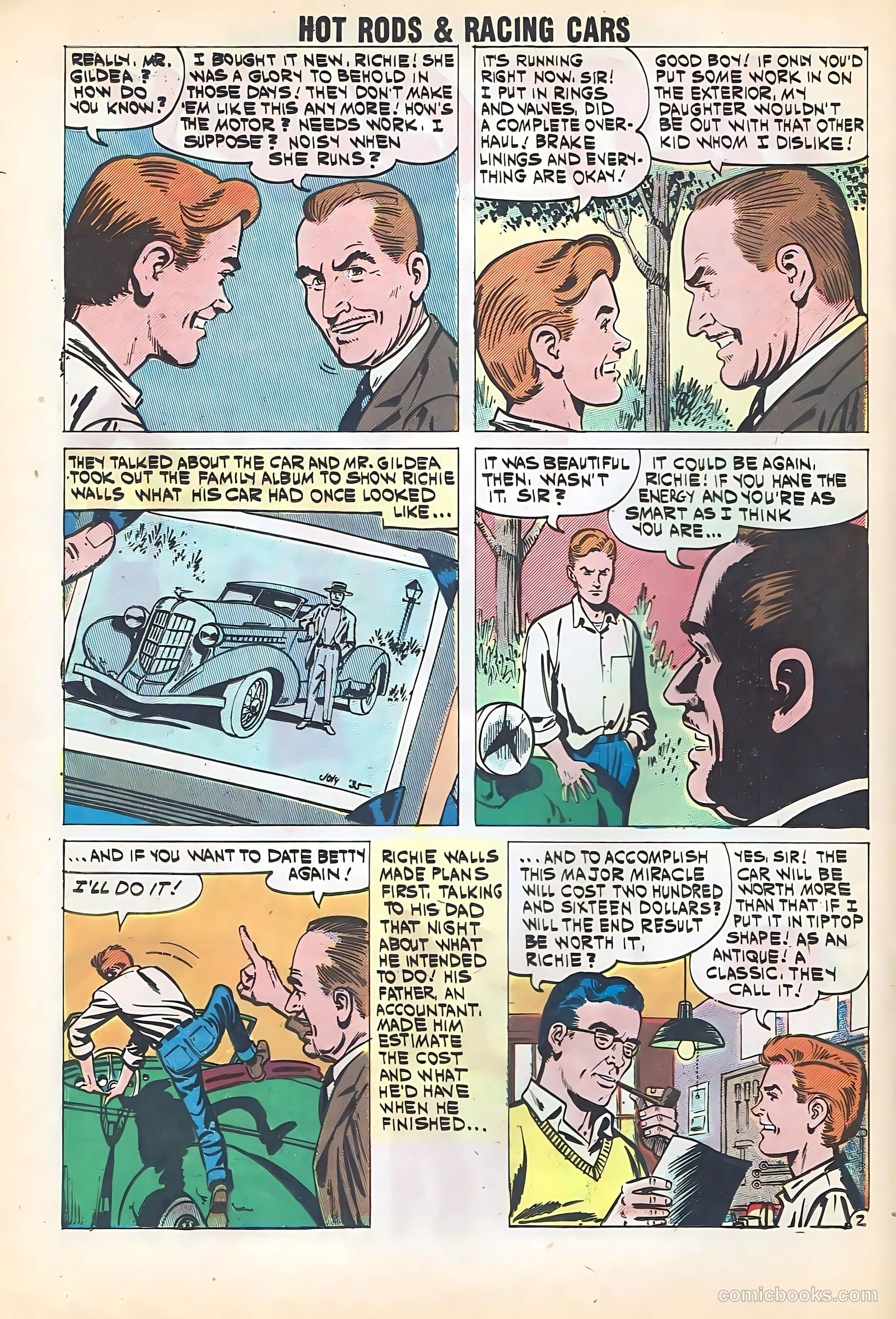Hot Rods and Racing Cars #54 — page 20 of 36