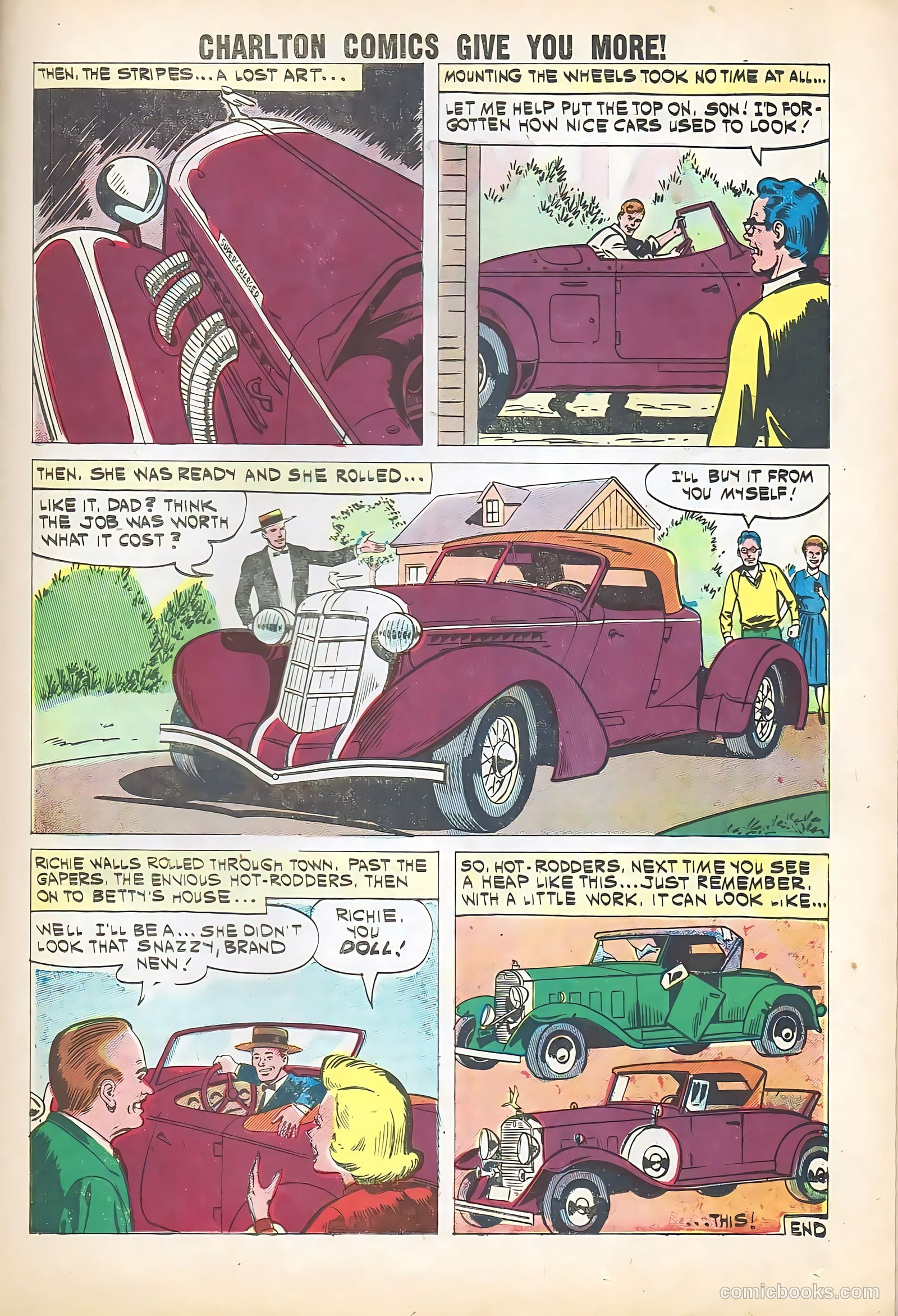 Hot Rods and Racing Cars #54 — page 23 of 36