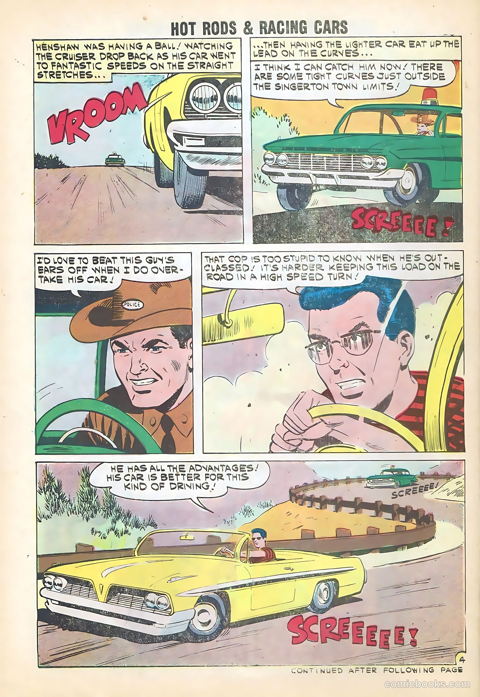 Hot Rods and Racing Cars #54 — page 30 of 36