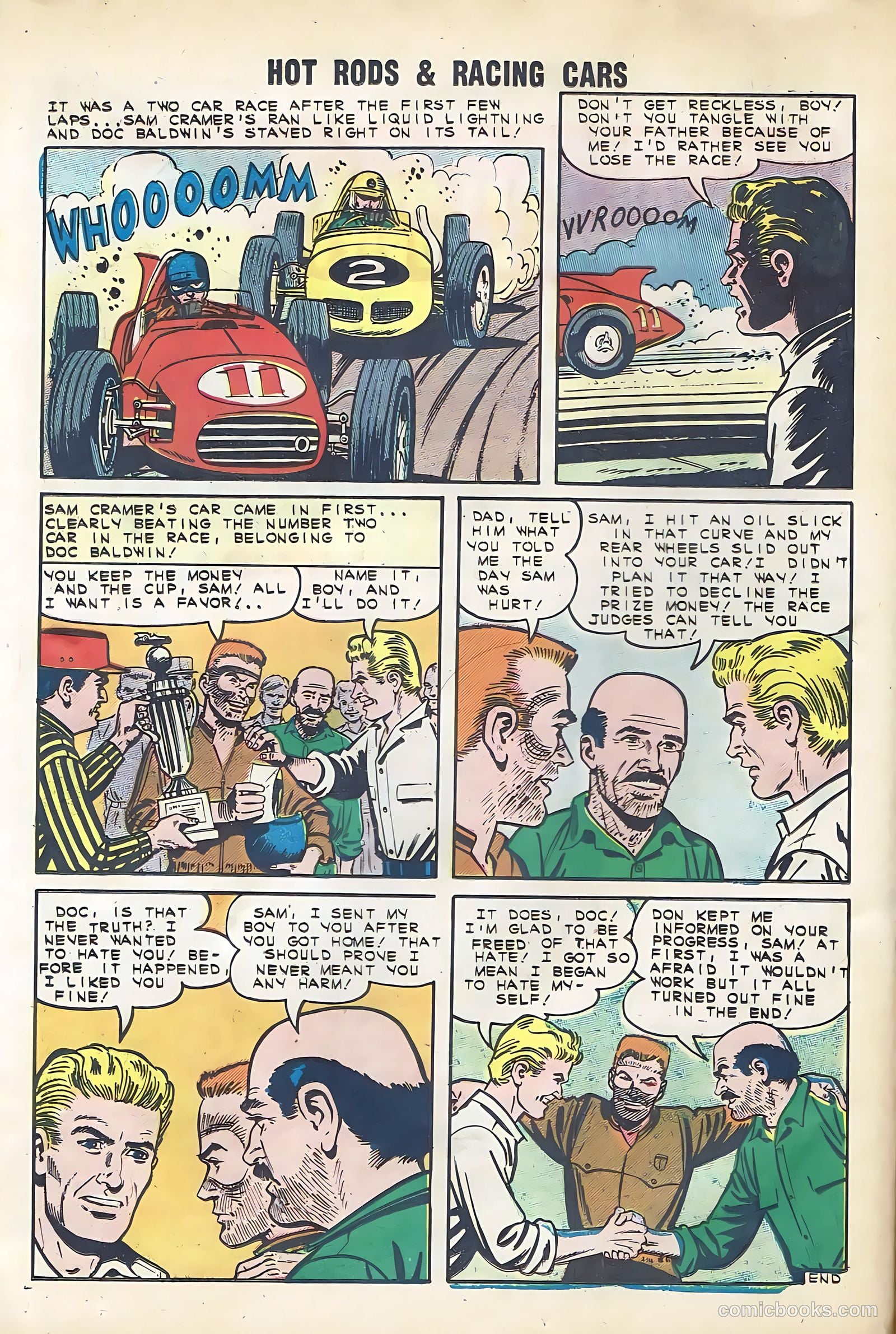 Hot Rods and Racing Cars #55 — page 16 of 36