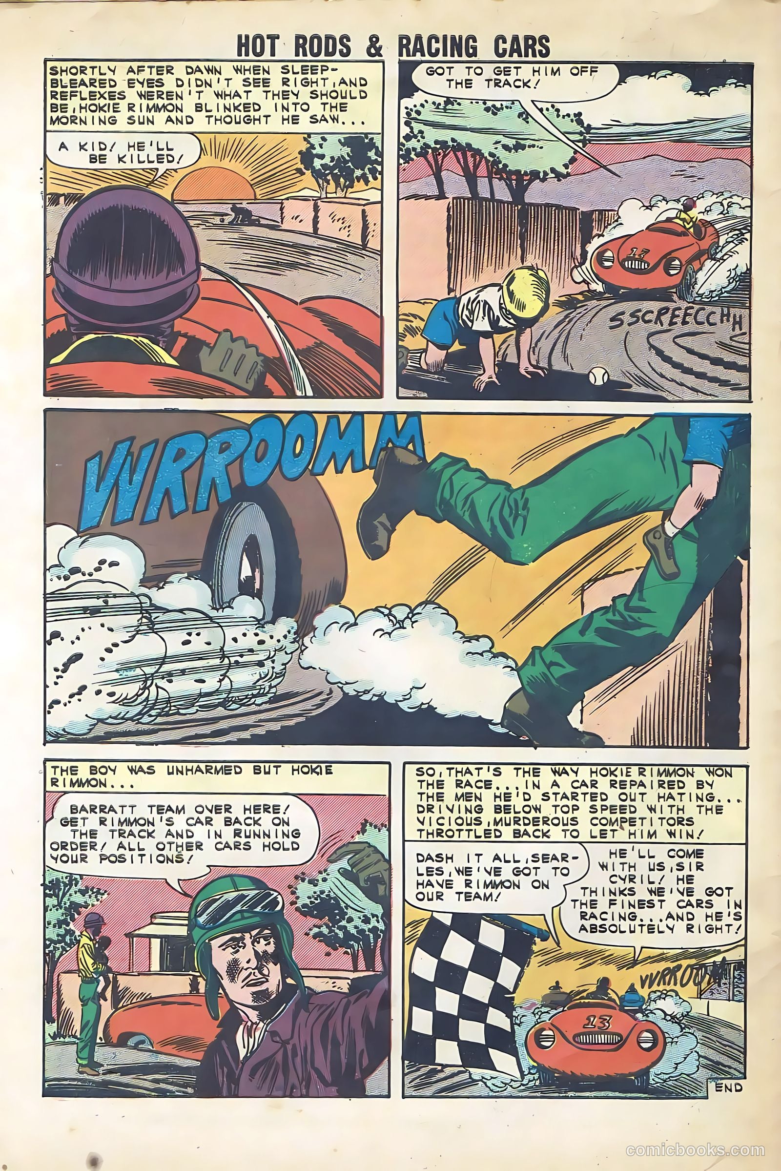 Hot Rods and Racing Cars #55 — page 32 of 36