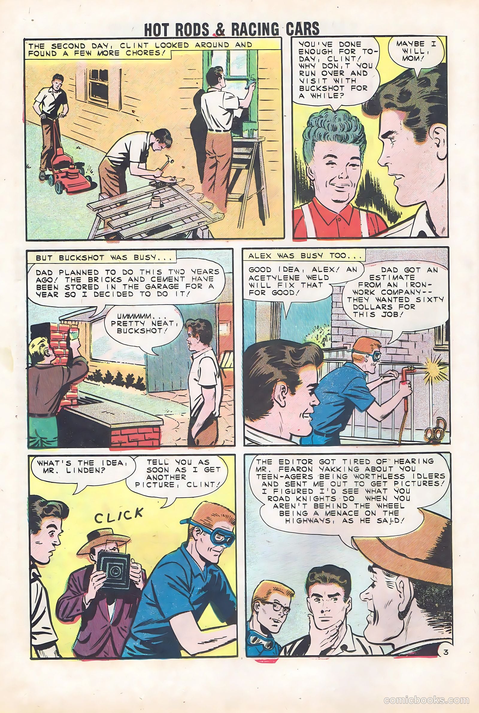 Hot Rods and Racing Cars #58 — page 12 of 36