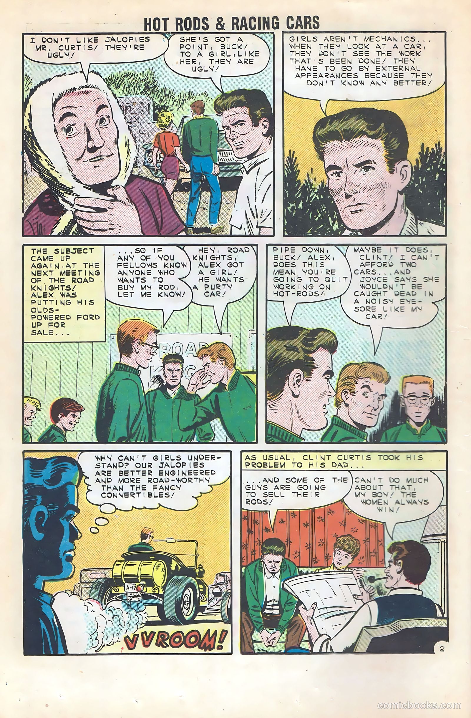 Hot Rods and Racing Cars #59 — page 16 of 36