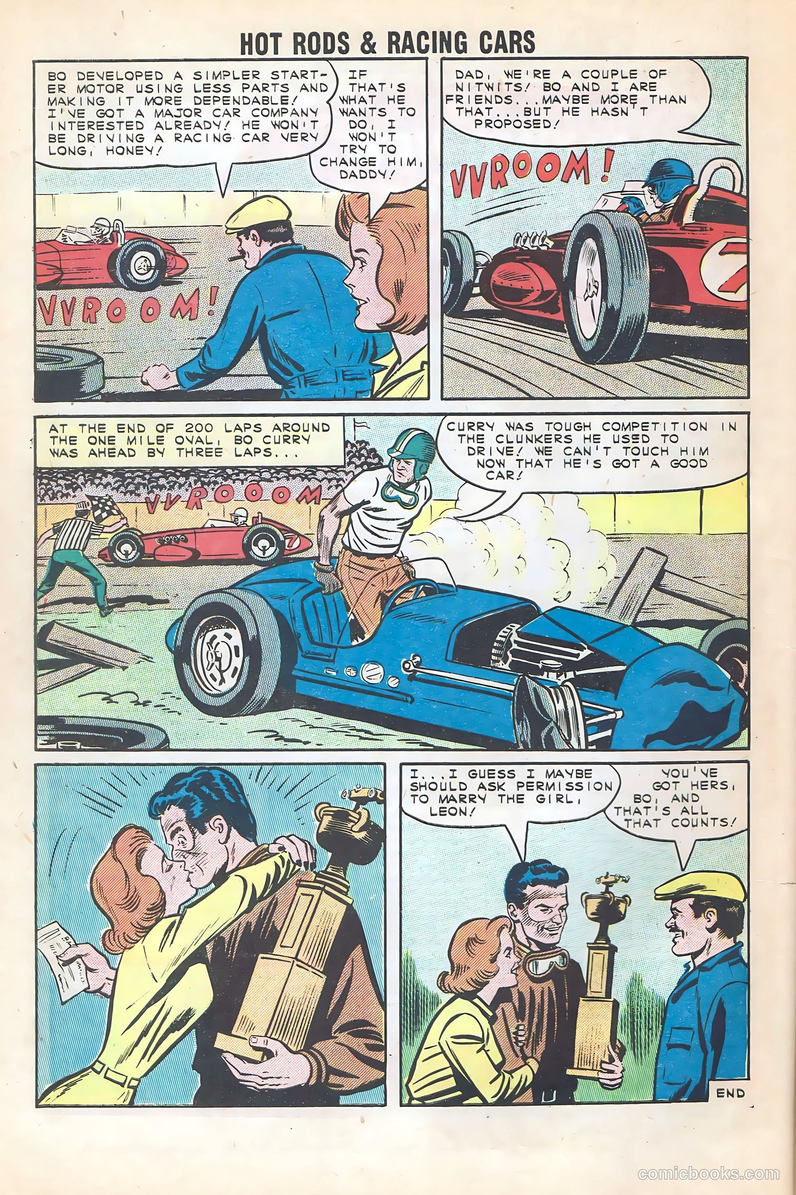Hot Rods and Racing Cars #59 — page 32 of 36