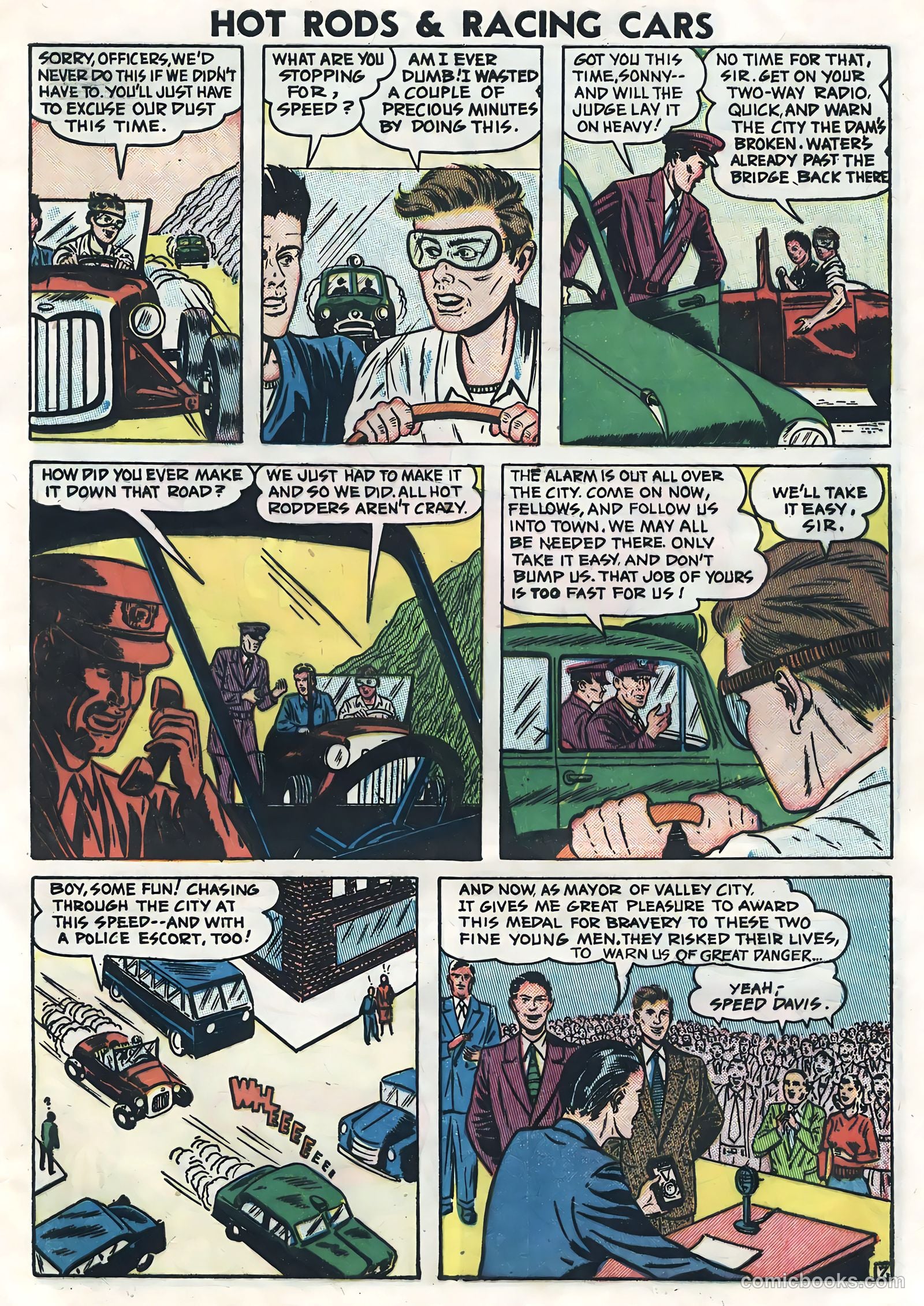 Hot Rods and Racing Cars #6 — page 9 of 36