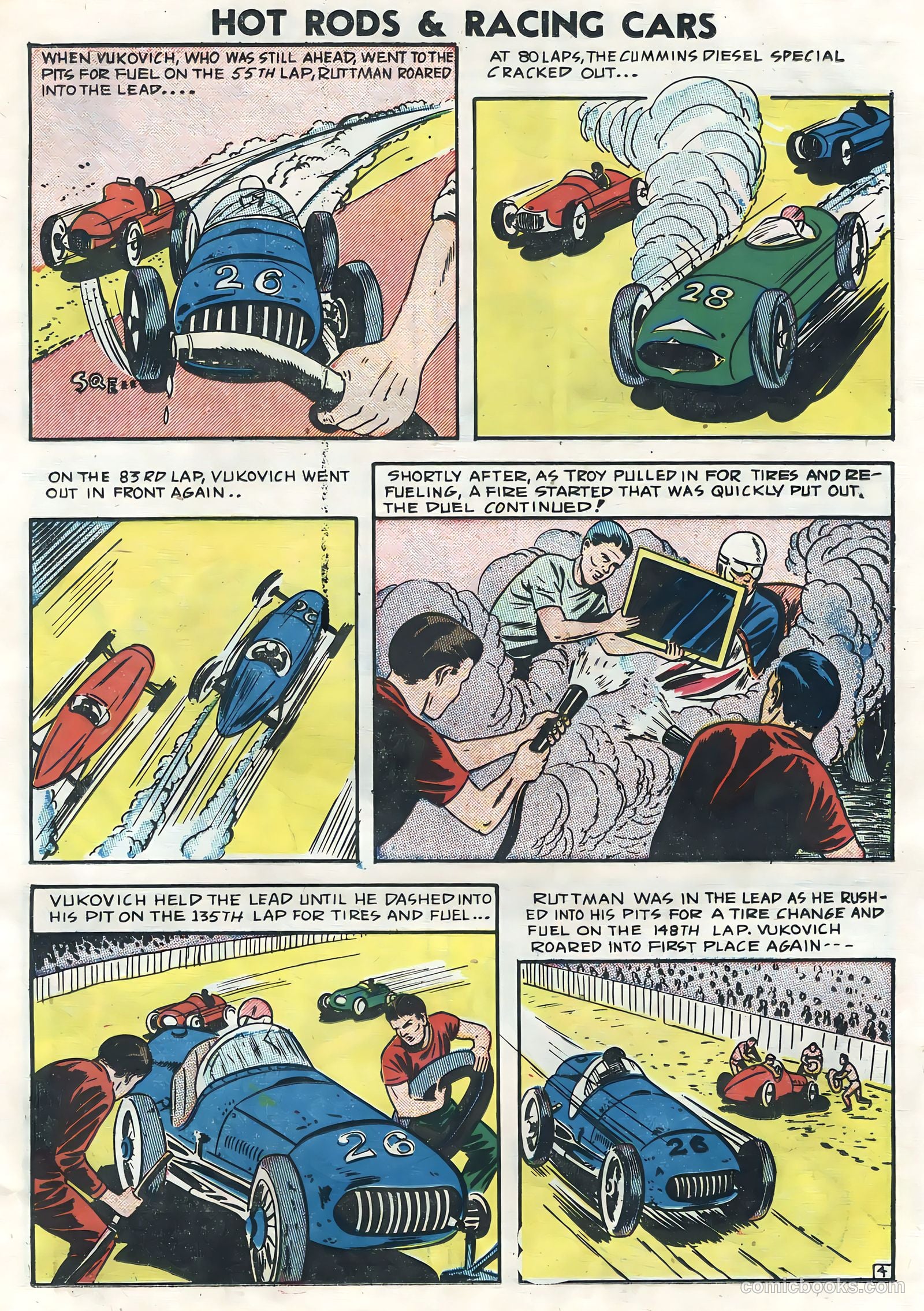 Hot Rods and Racing Cars #6 — page 15 of 36