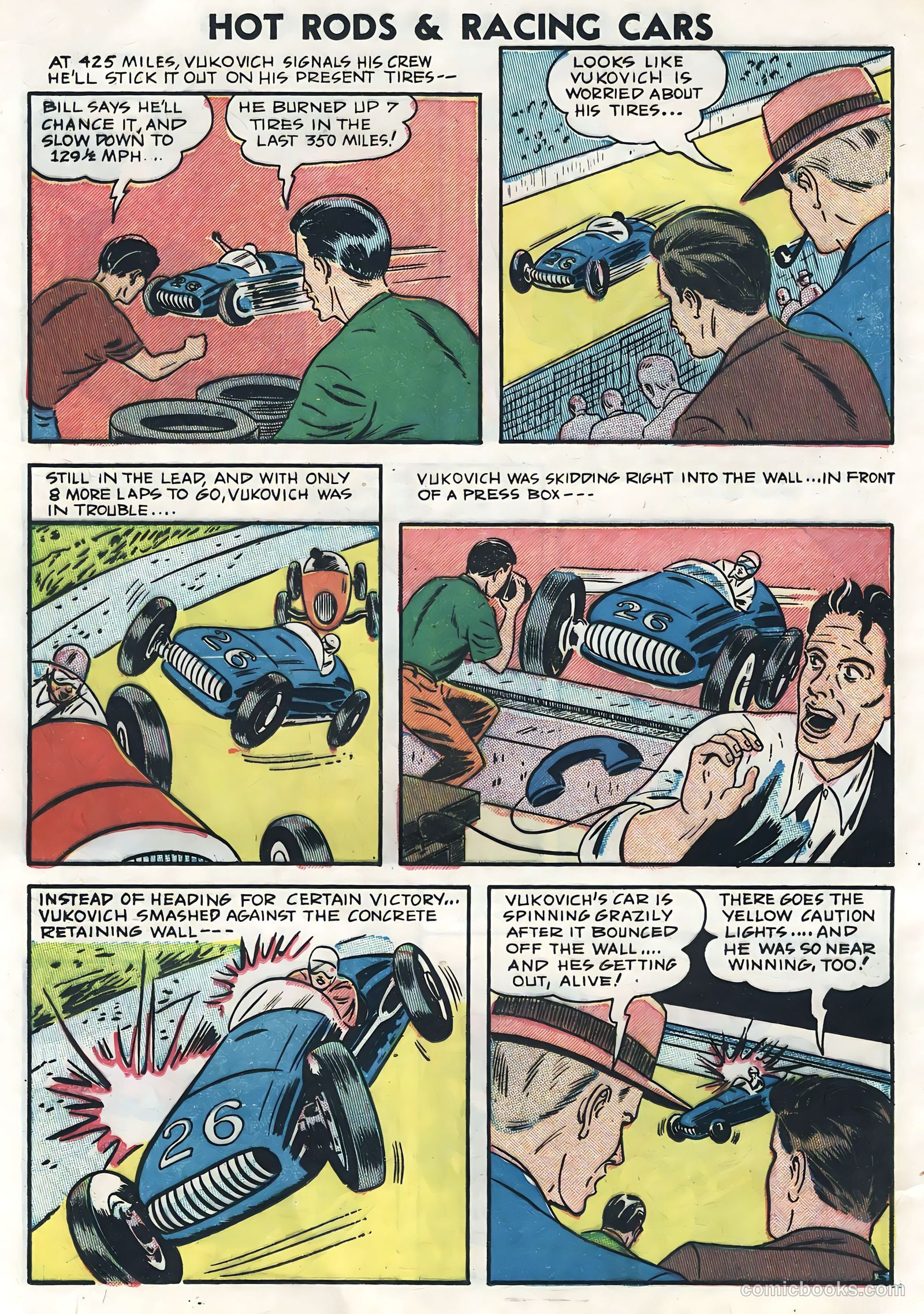 Hot Rods and Racing Cars #6 — page 16 of 36