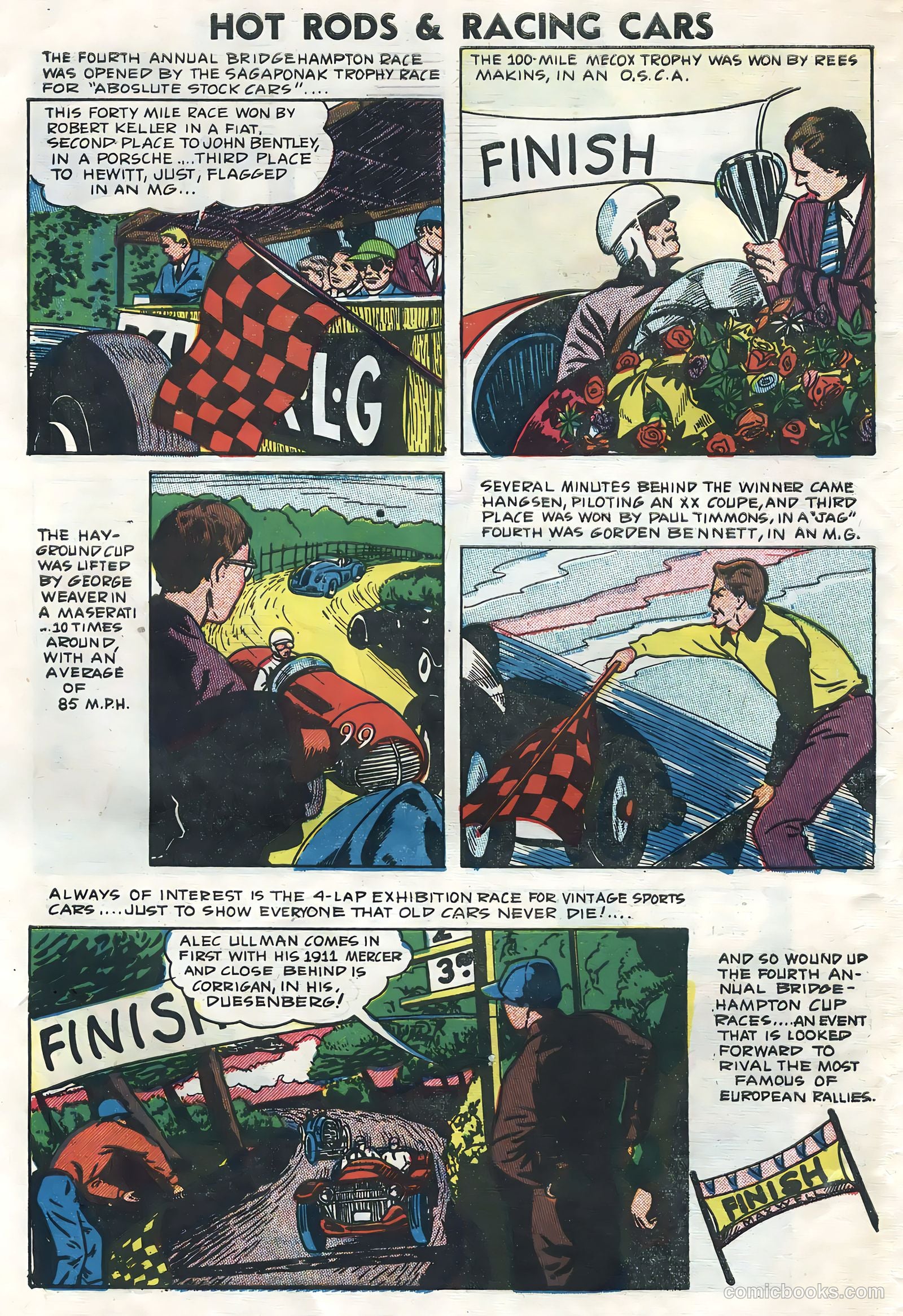 Hot Rods and Racing Cars #6 — page 34 of 36