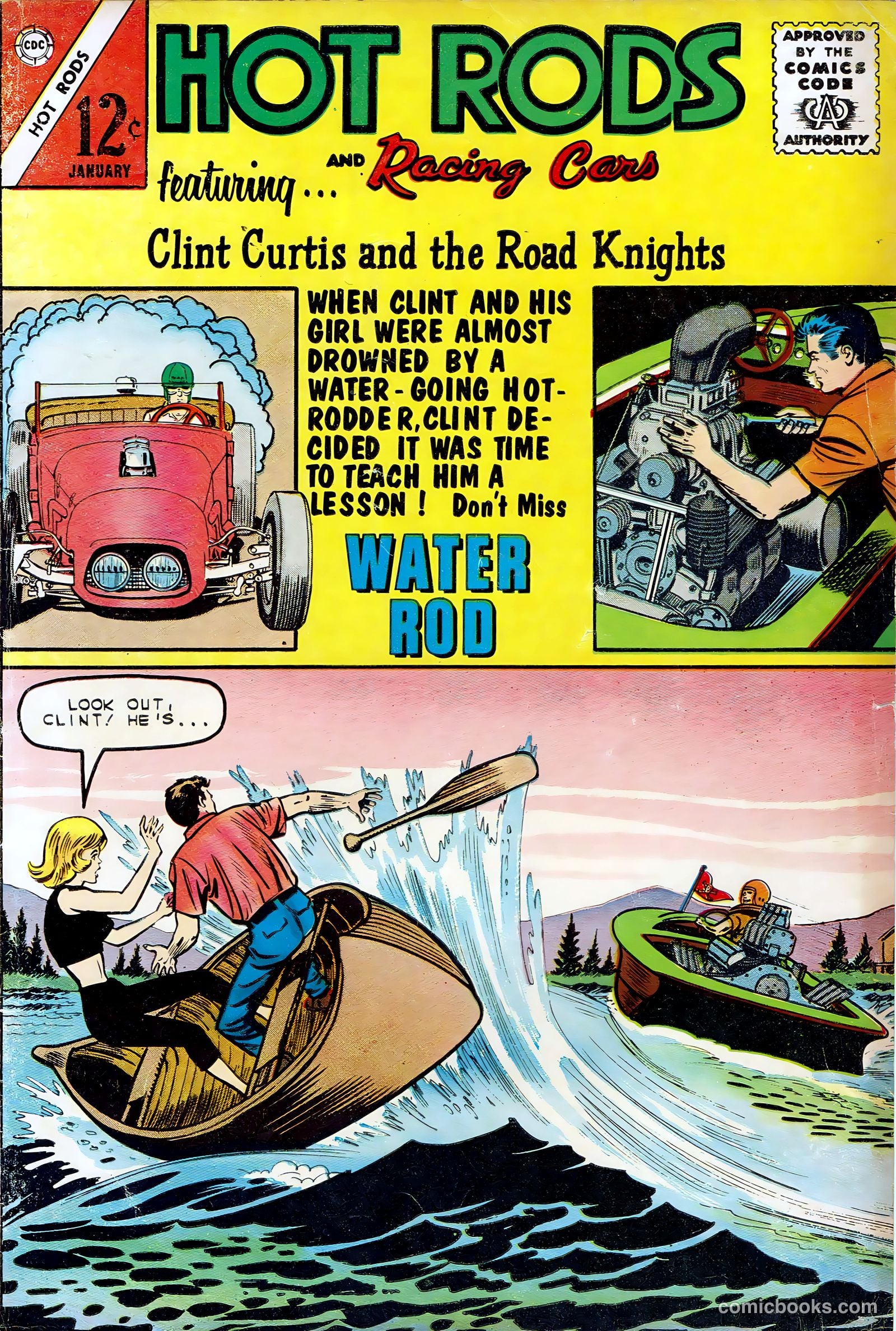 Hot Rods and Racing Cars #61 — page 1 of 36