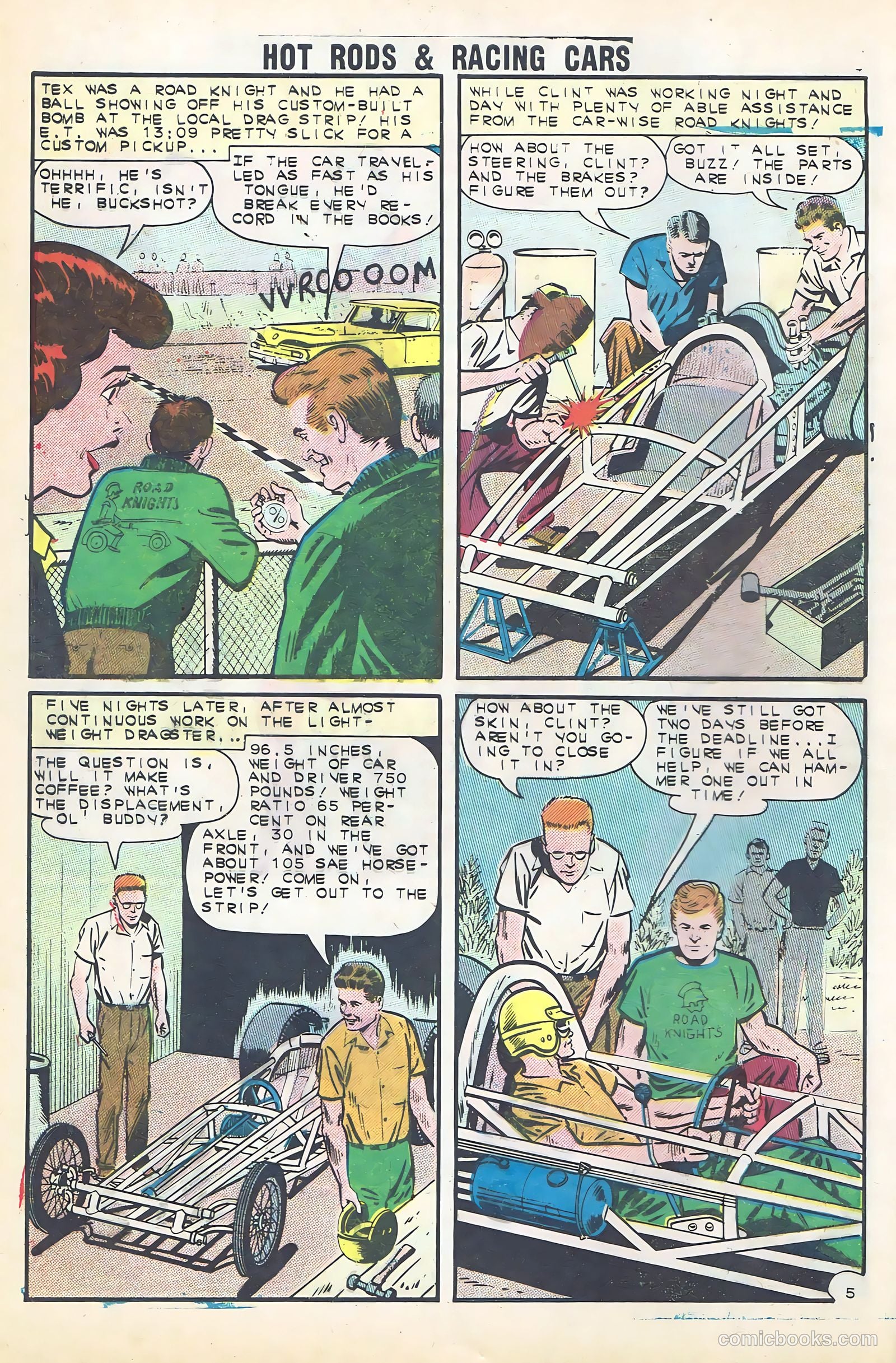 Hot Rods and Racing Cars #61 — page 8 of 36