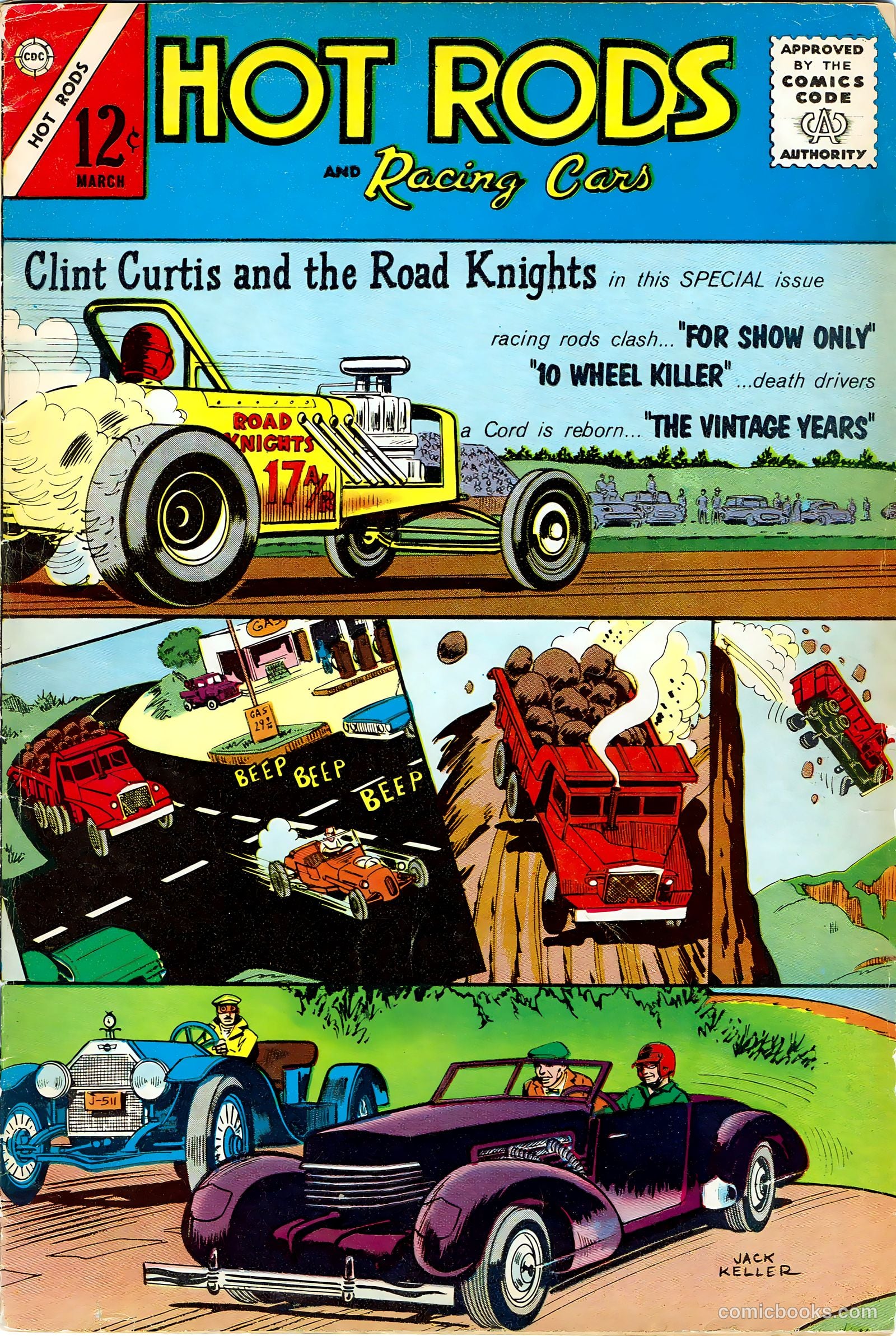 Hot Rods and Racing Cars #62 — page 1 of 36
