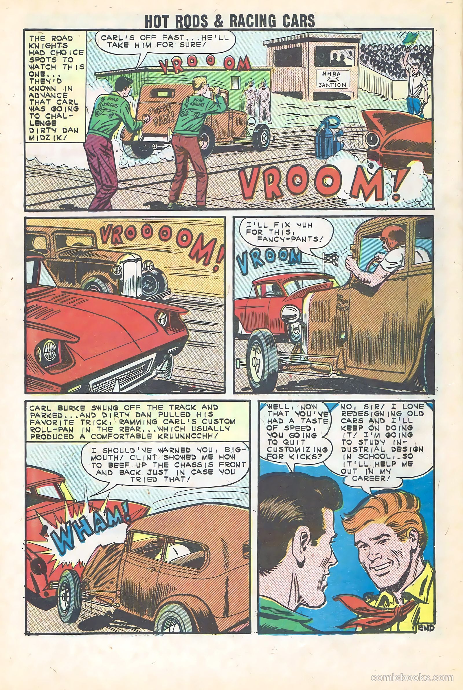 Hot Rods and Racing Cars #62 — page 32 of 36