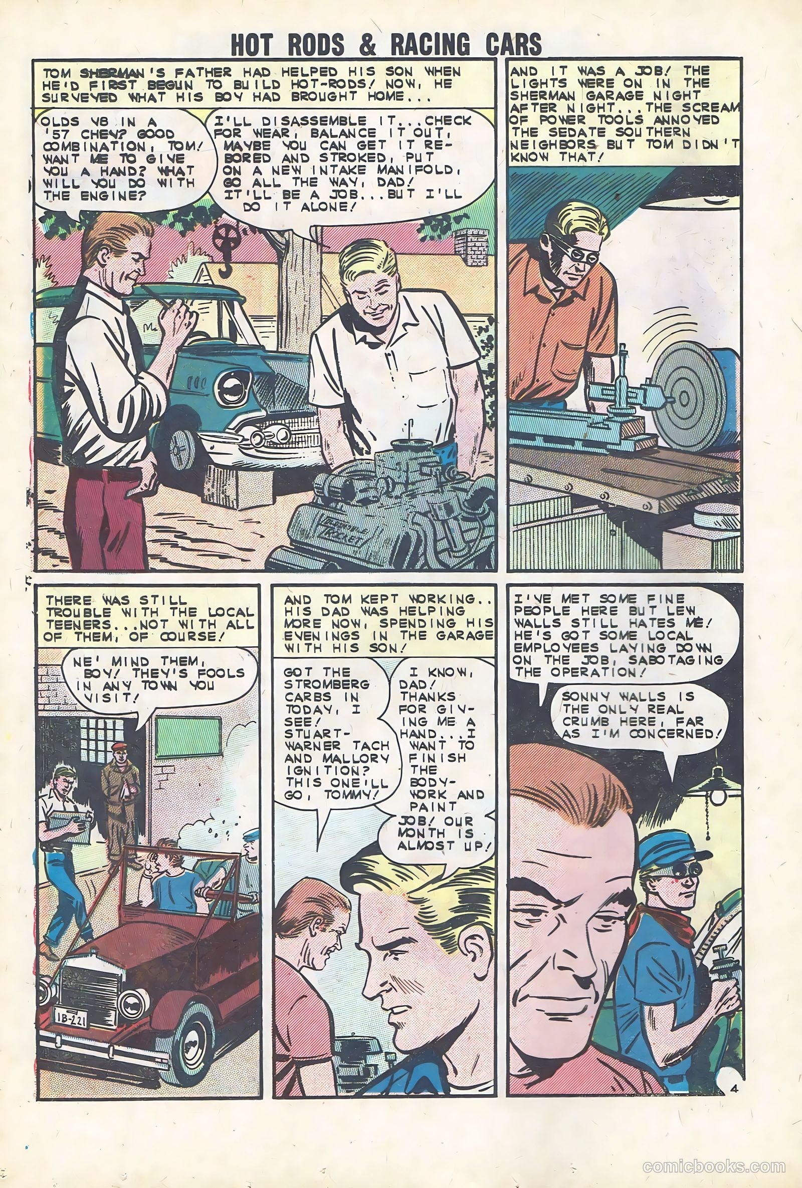 Hot Rods and Racing Cars #63 — page 12 of 36