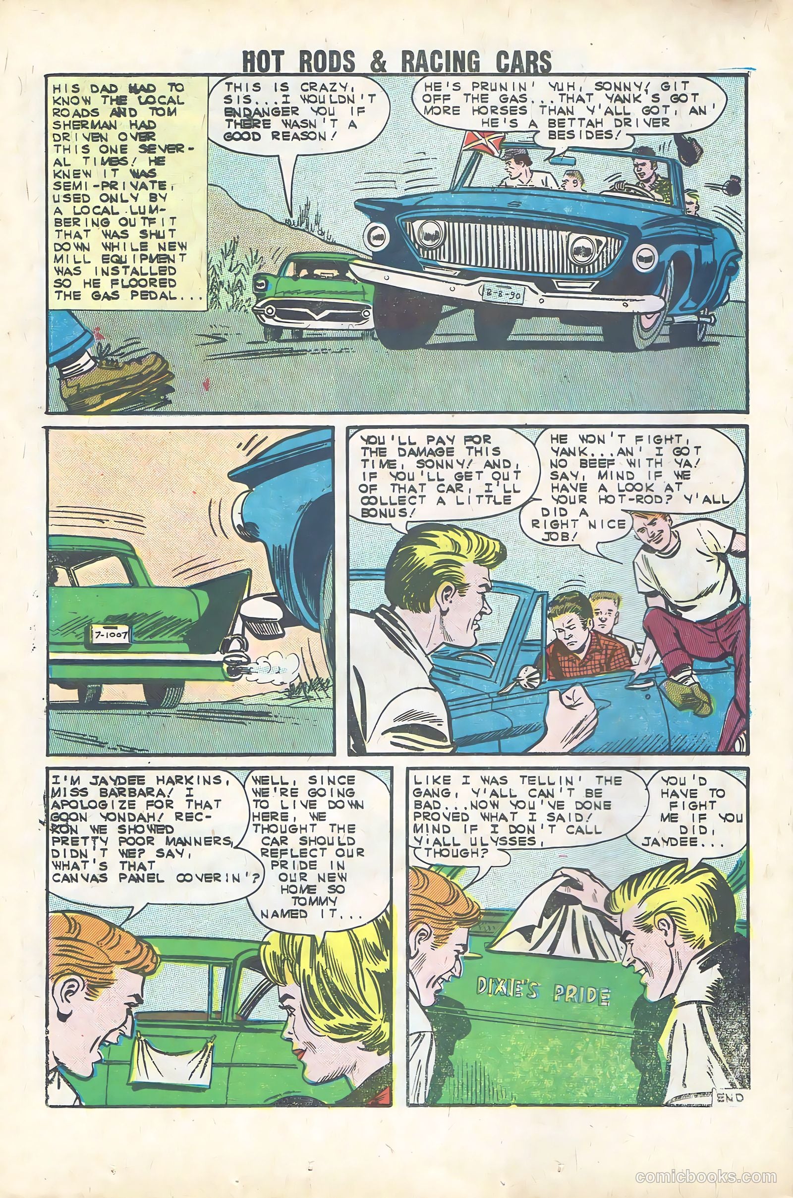 Hot Rods and Racing Cars #63 — page 14 of 36