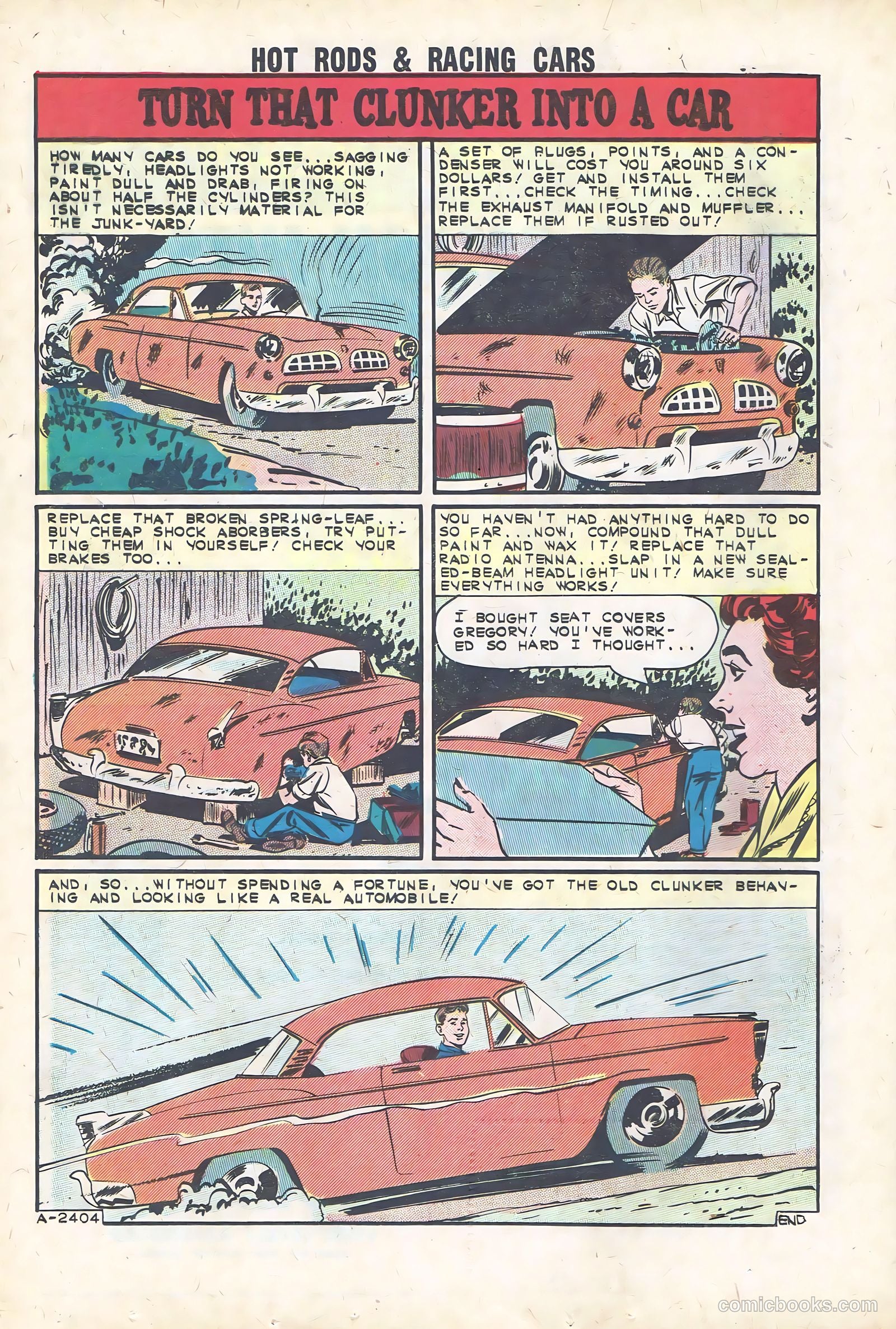 Hot Rods and Racing Cars #63 — page 16 of 36