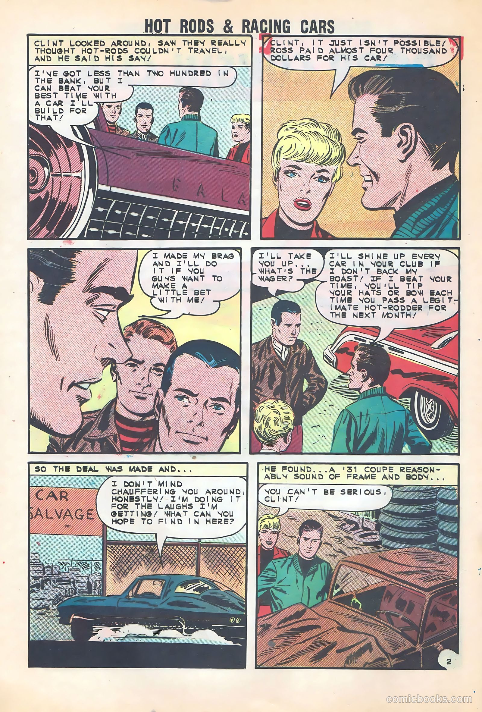 Hot Rods and Racing Cars #65 — page 28 of 36