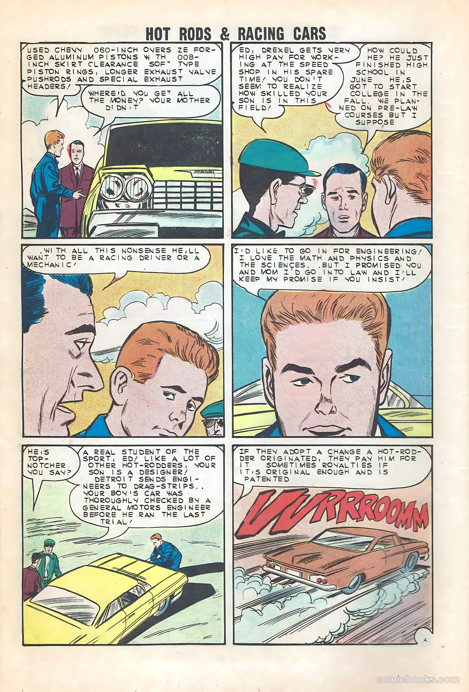 Hot Rods and Racing Cars #66 — page 12 of 36