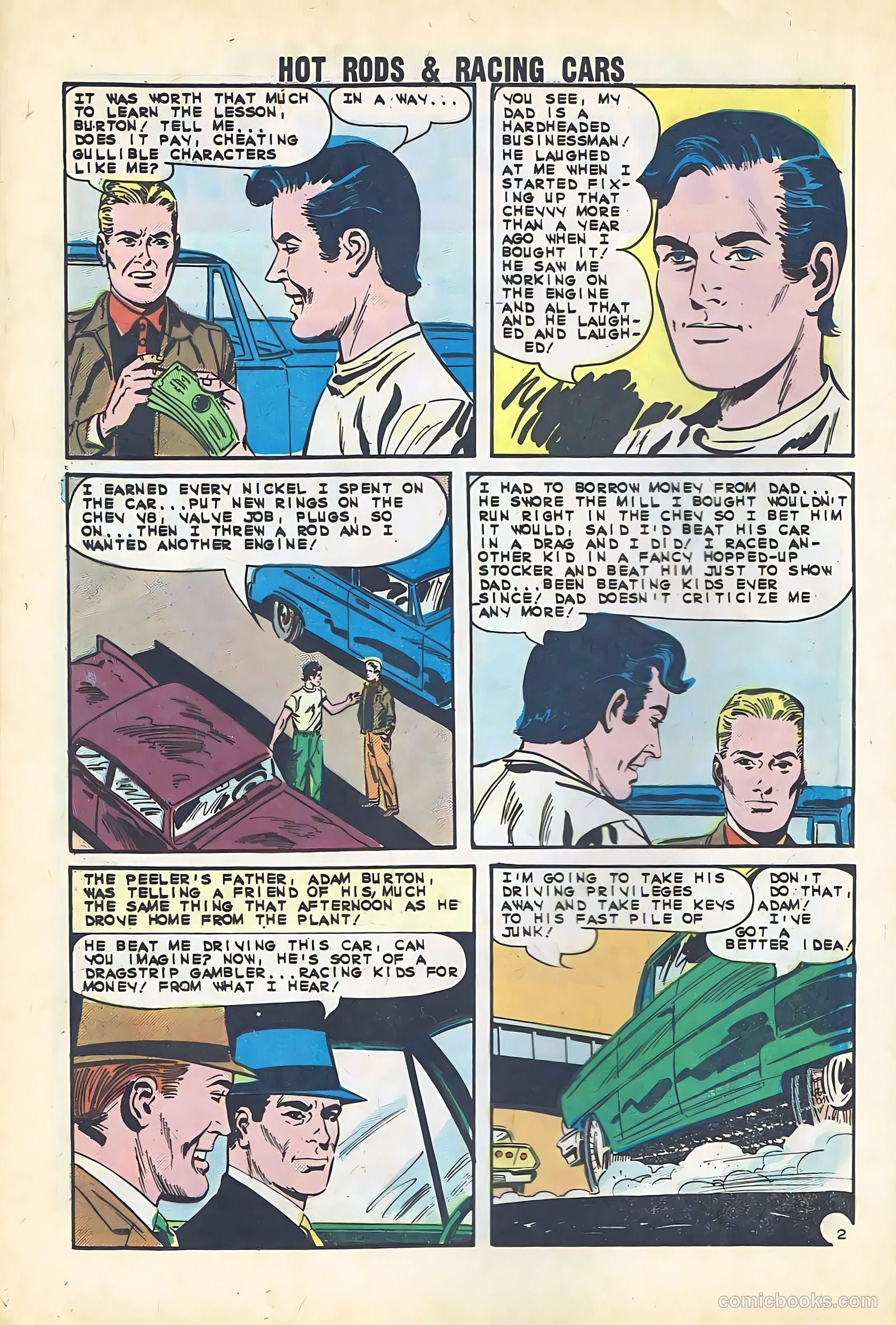 Hot Rods and Racing Cars #67 — page 12 of 36