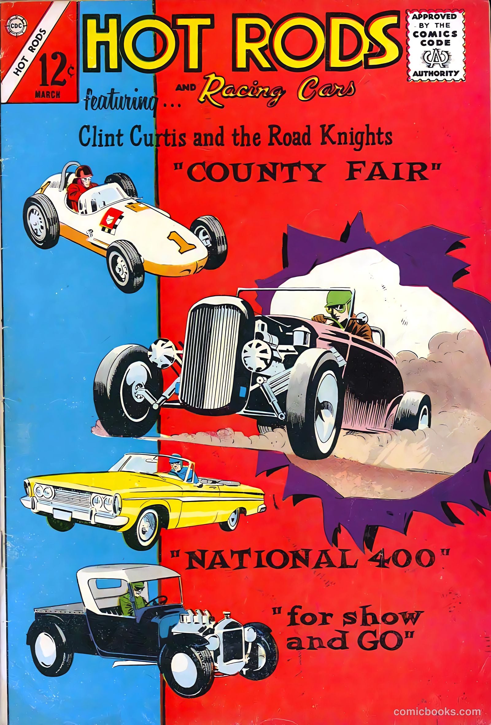 Hot Rods and Racing Cars #68 — page 1 of 36