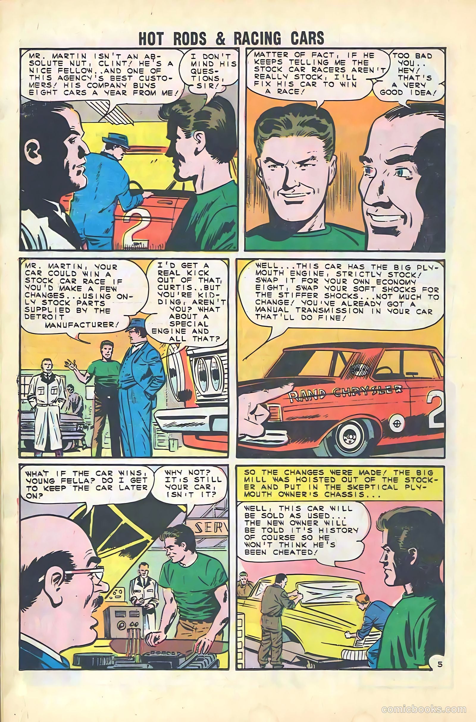 Hot Rods and Racing Cars #68 — page 16 of 36
