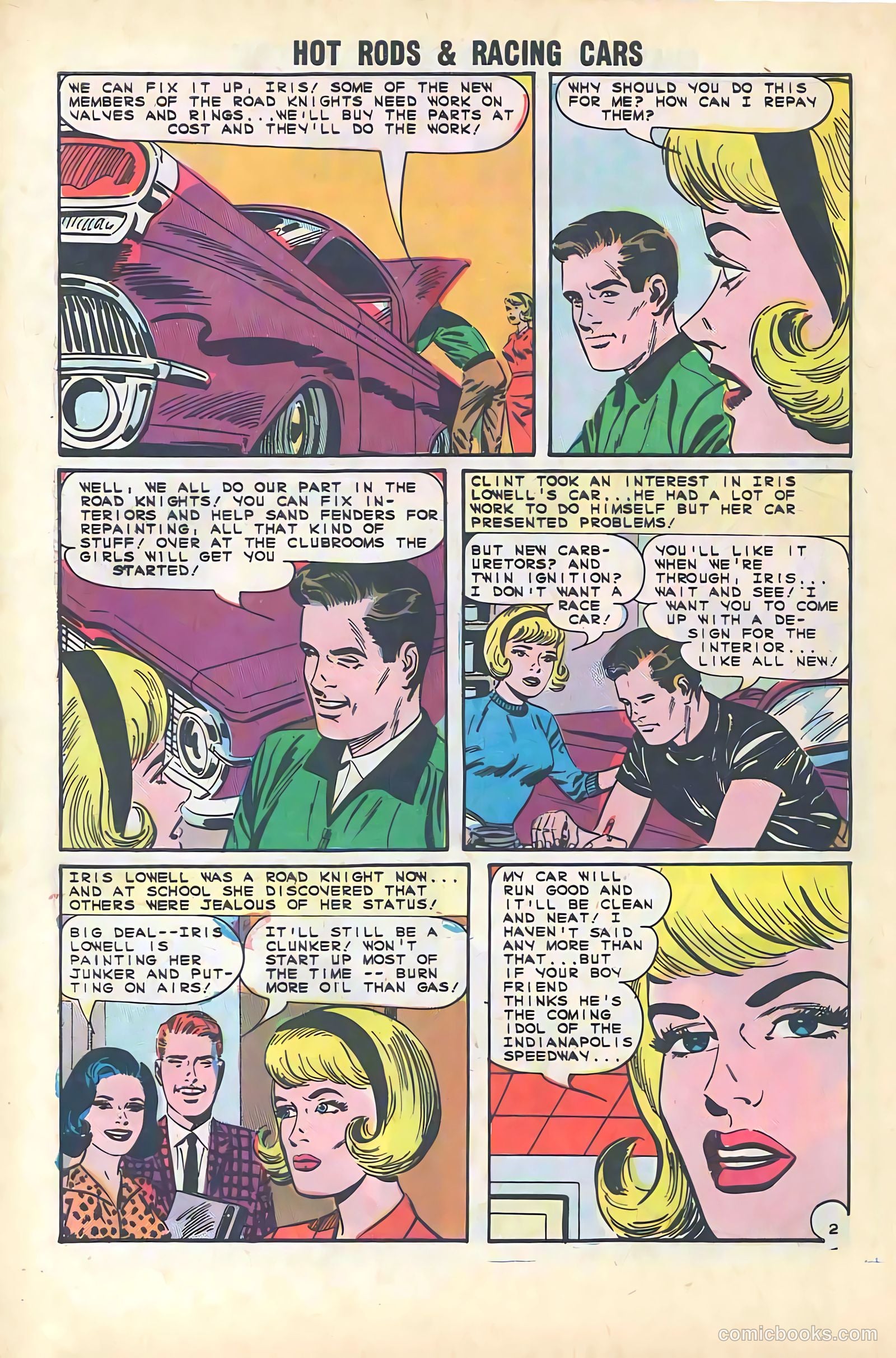 Hot Rods and Racing Cars #68 — page 28 of 36