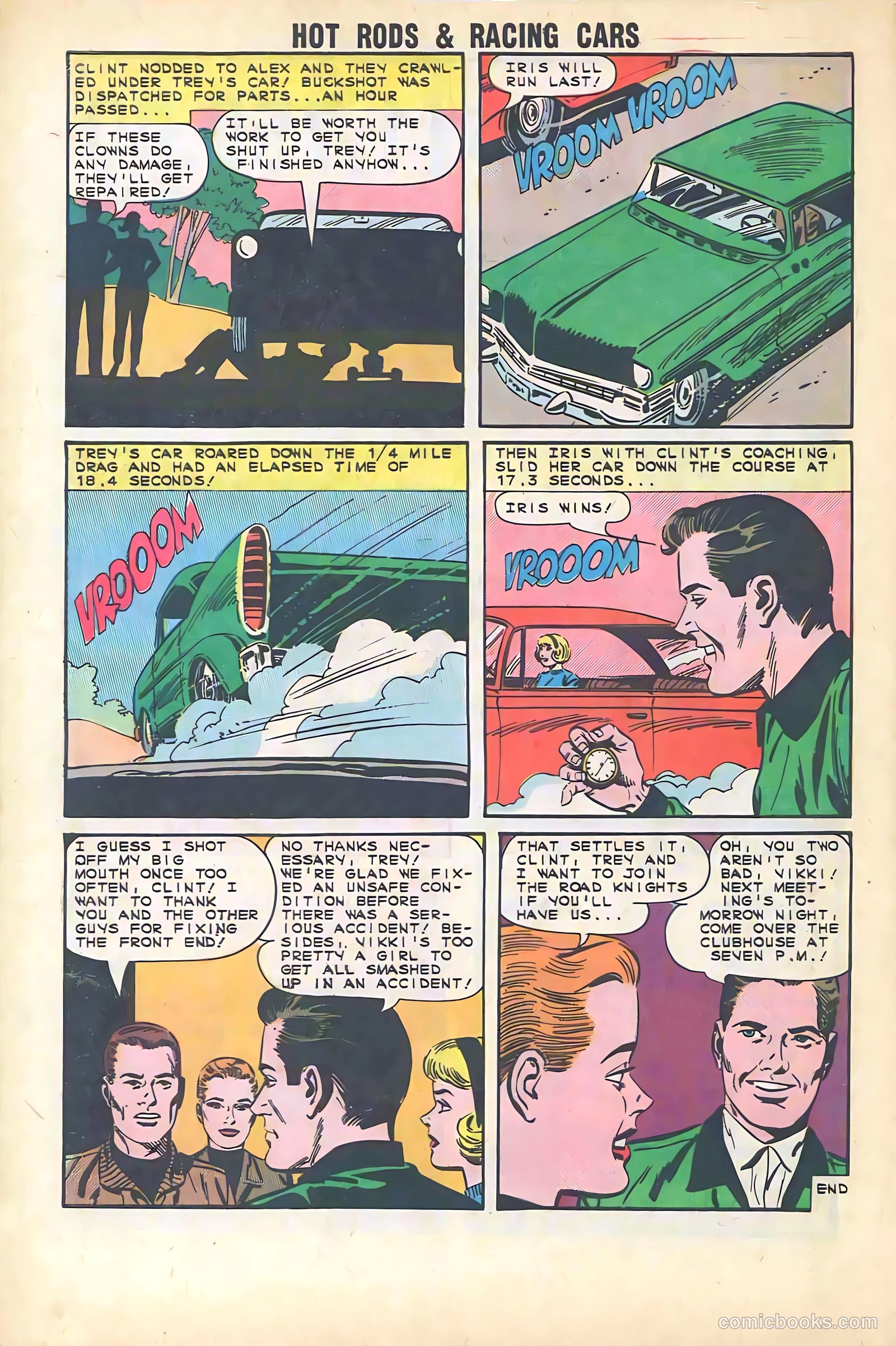 Hot Rods and Racing Cars #68 — page 32 of 36