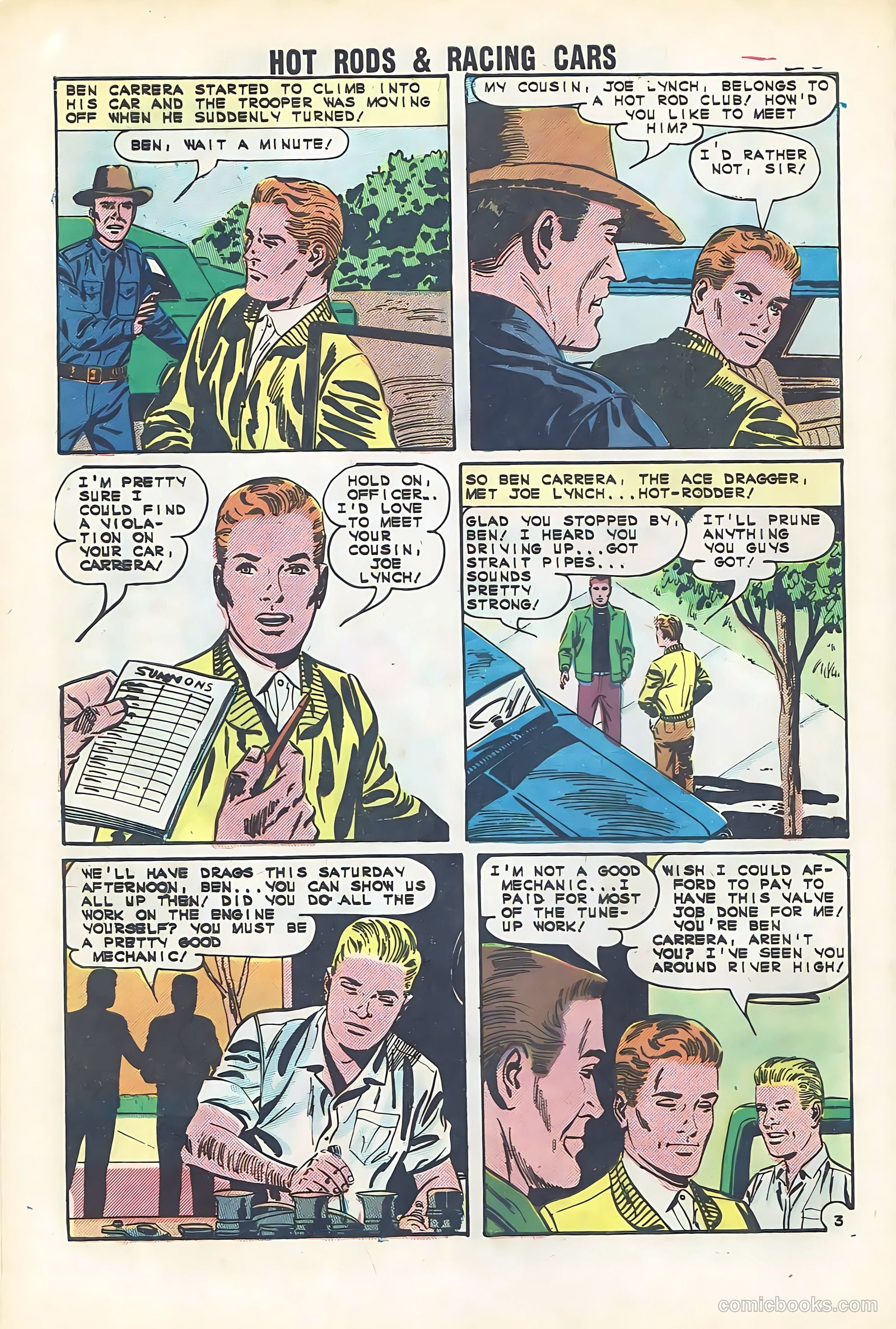 Hot Rods and Racing Cars #69 — page 28 of 36