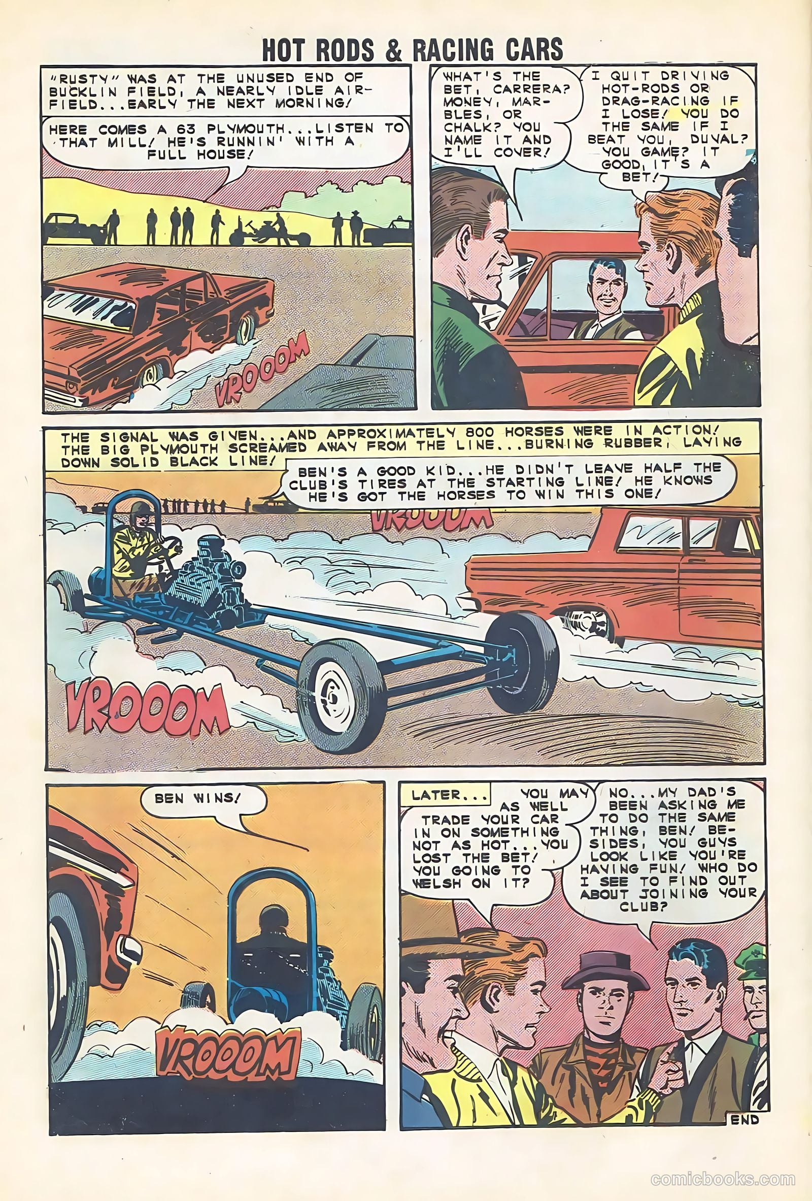 Hot Rods and Racing Cars #69 — page 32 of 36