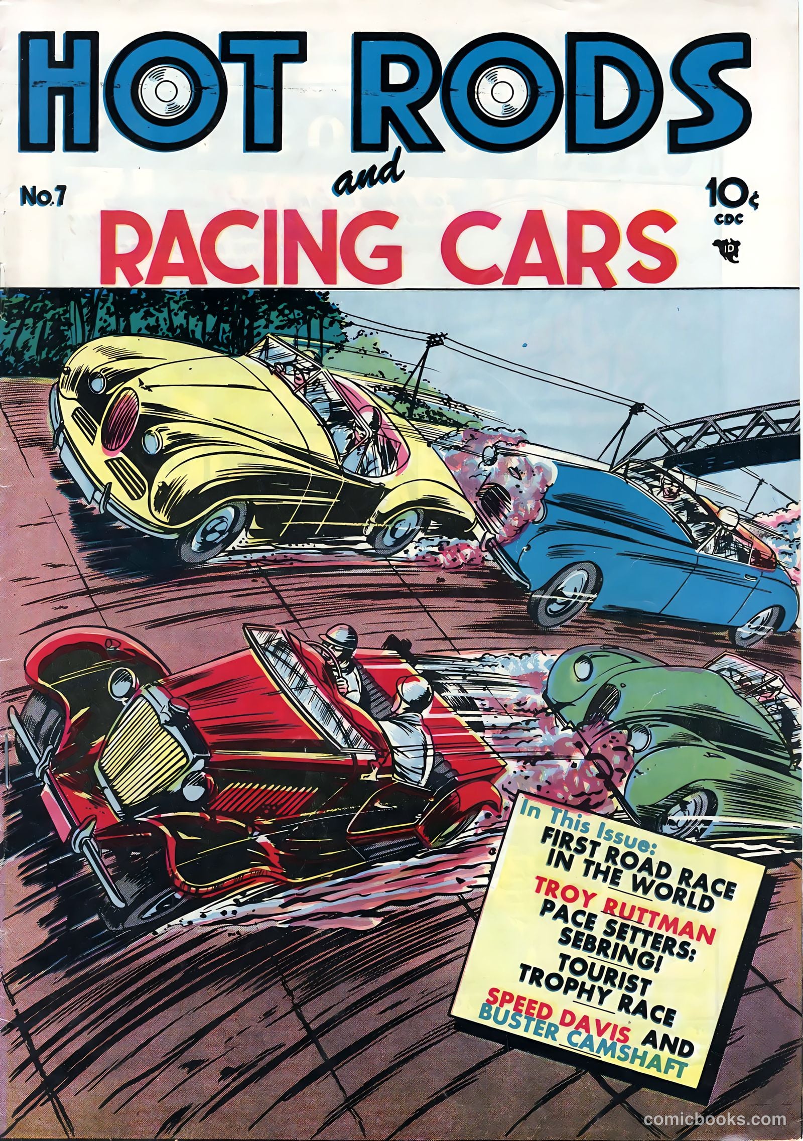 Hot Rods and Racing Cars #7 — page 1 of 36