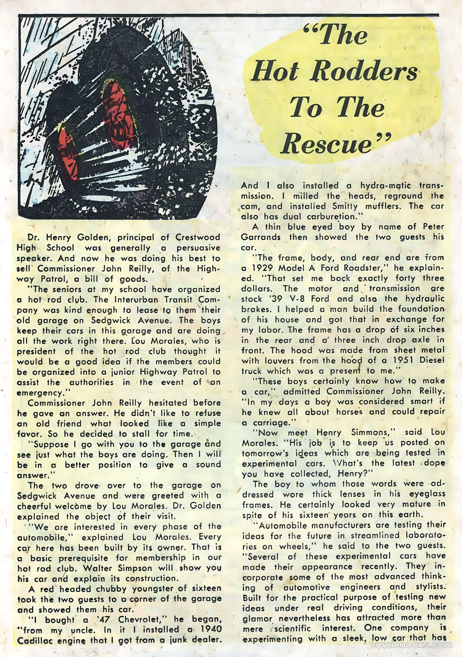 Hot Rods and Racing Cars #7 — page 18 of 36