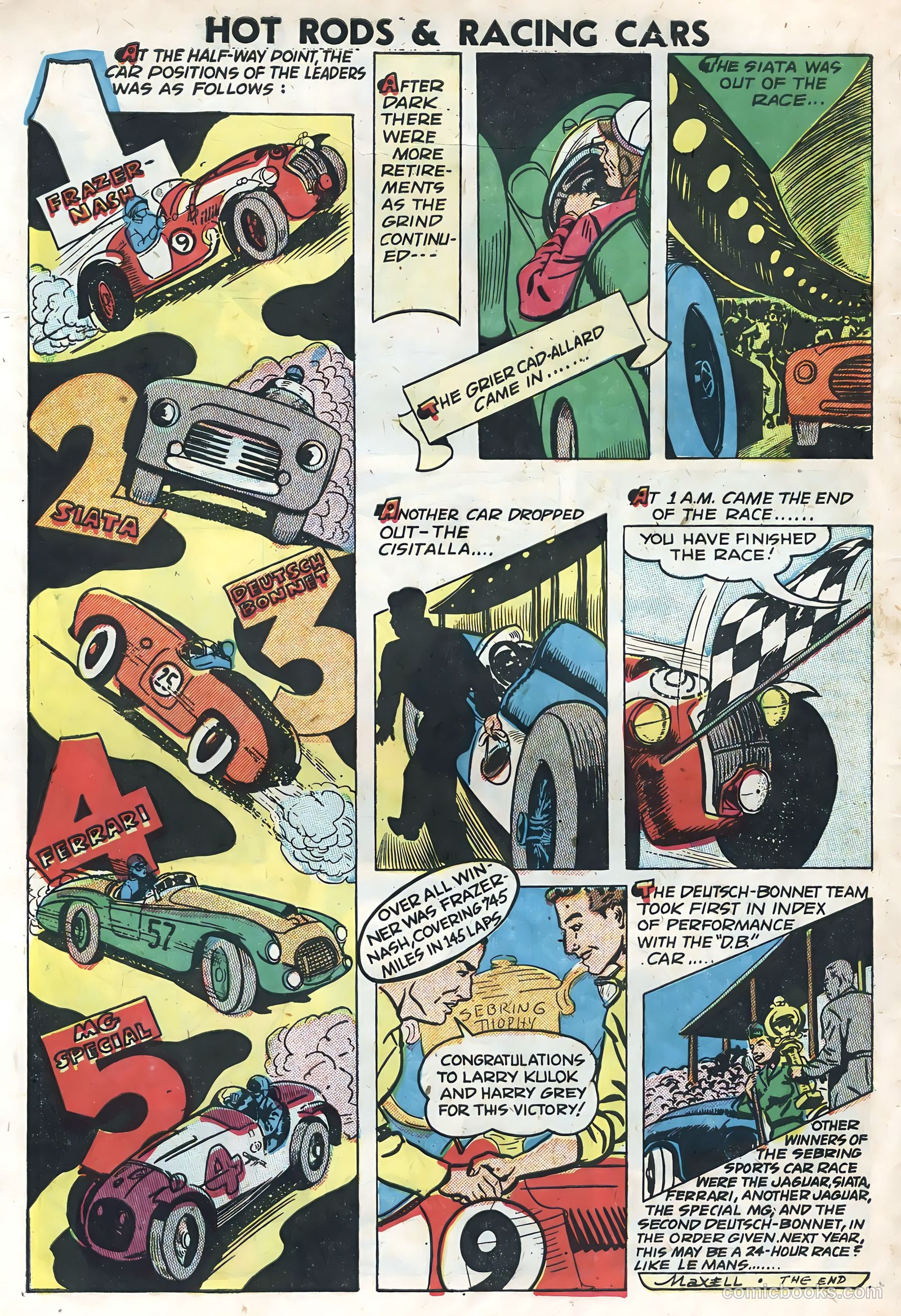 Hot Rods and Racing Cars #7 — page 34 of 36