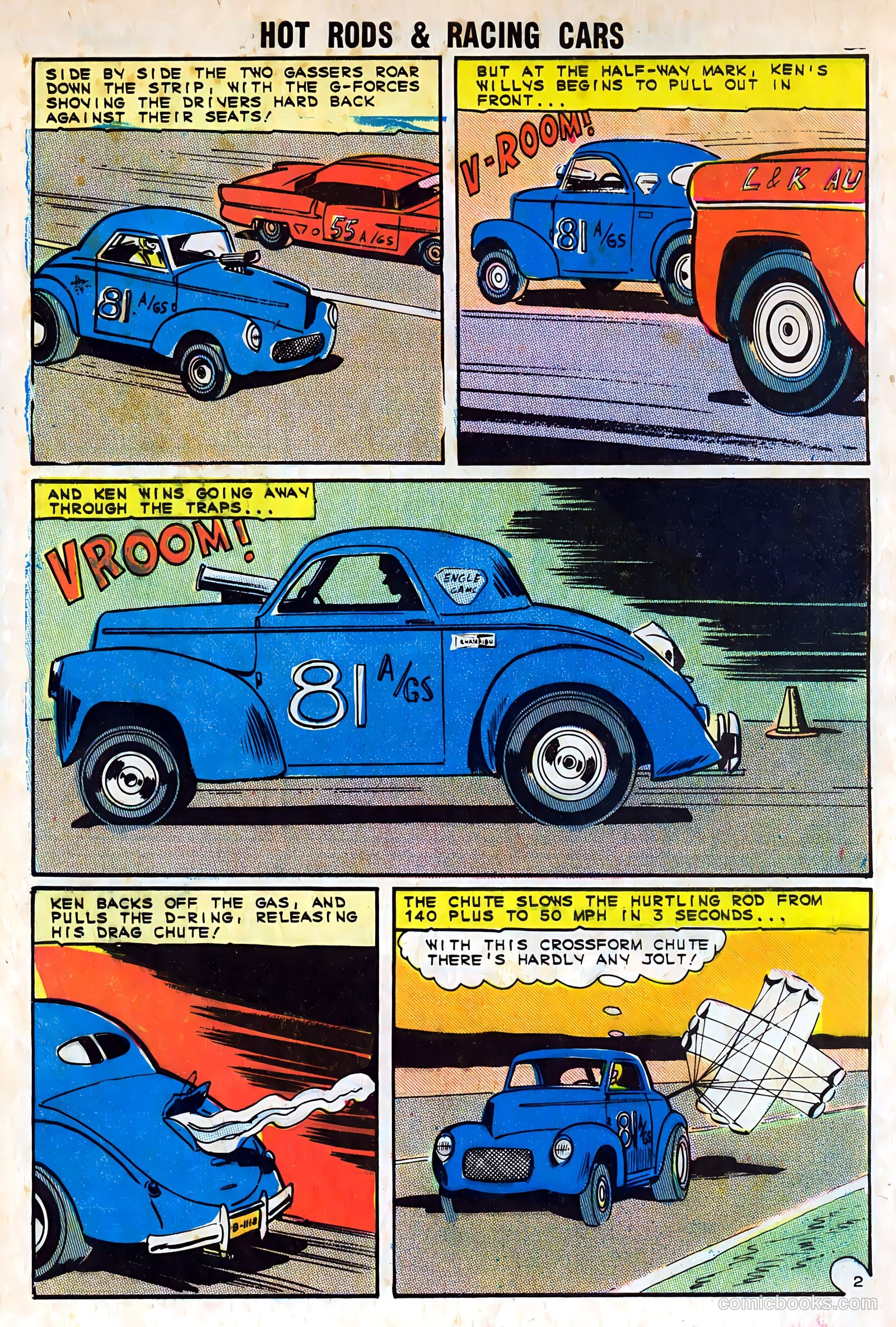 Hot Rods and Racing Cars #70 — page 4 of 36