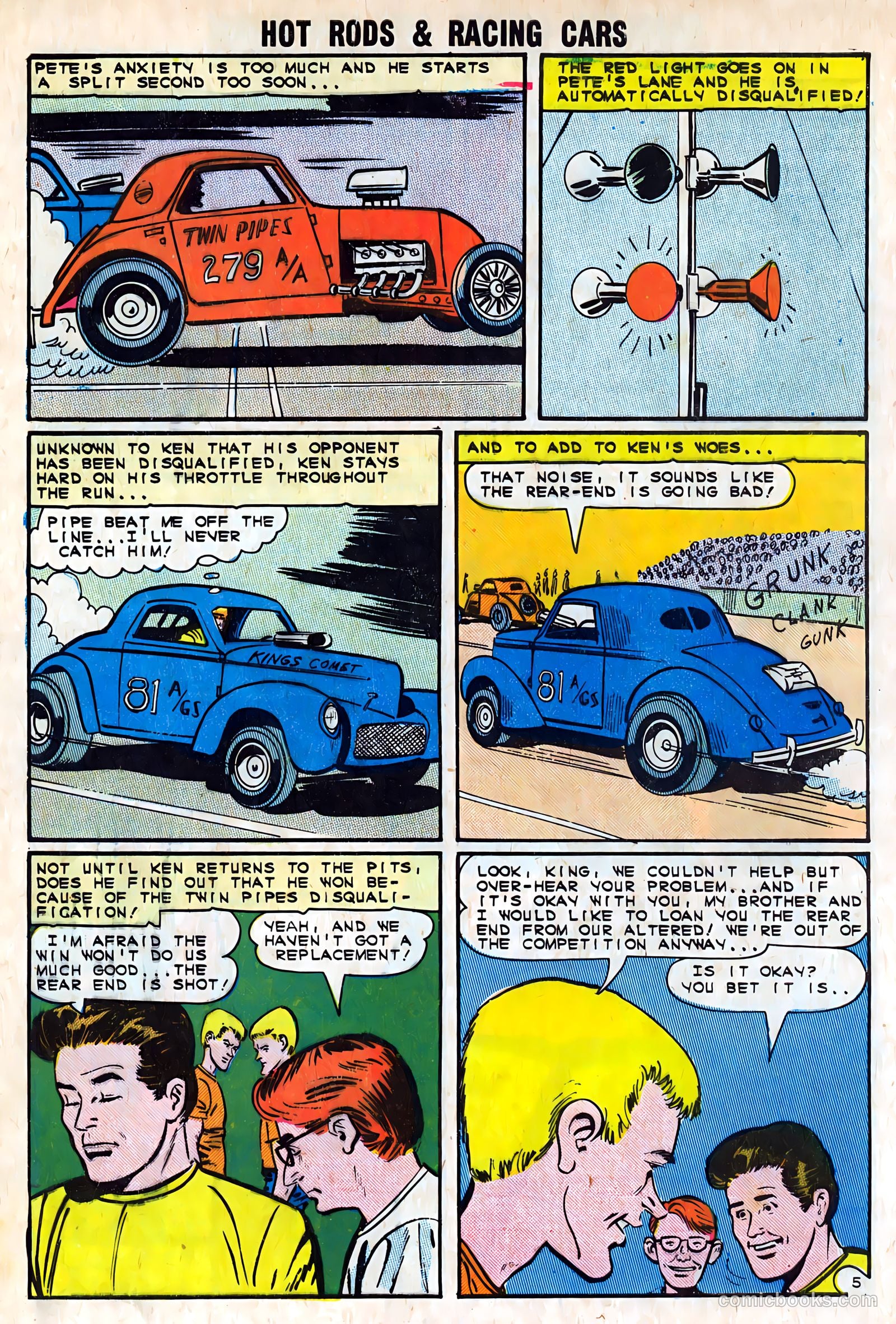 Hot Rods and Racing Cars #70 — page 8 of 36