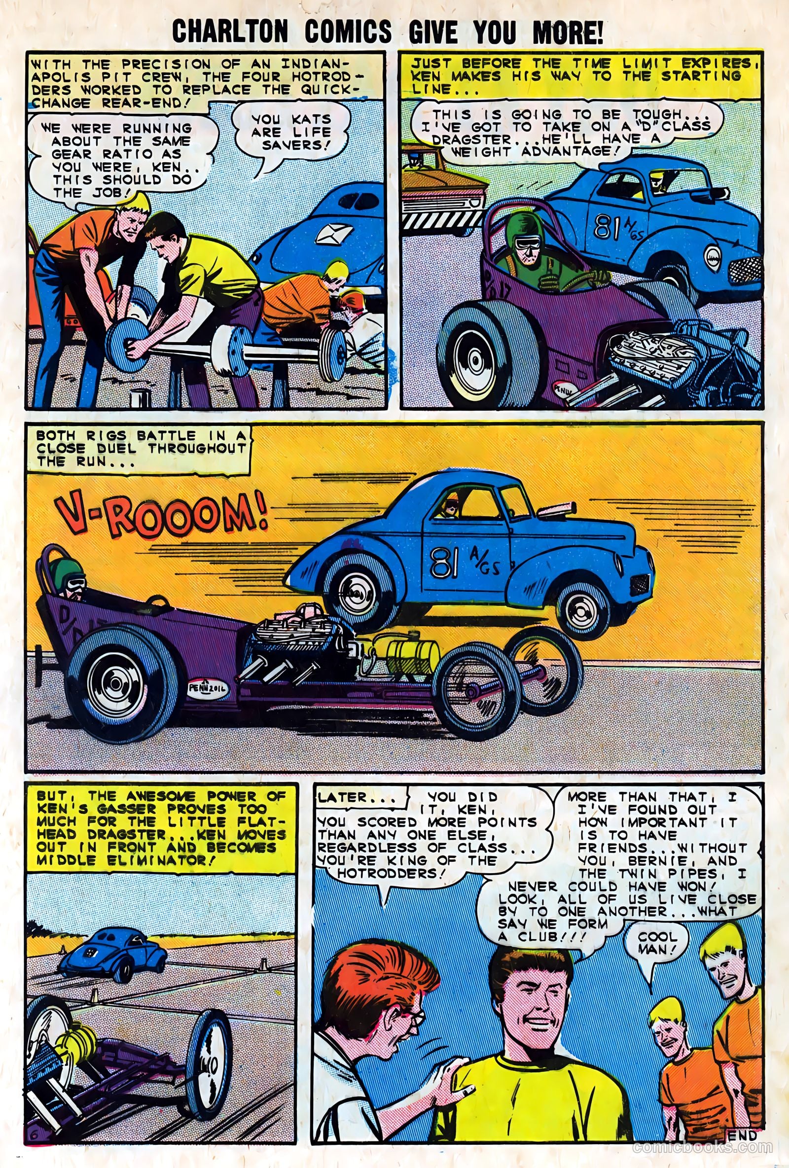 Hot Rods and Racing Cars #70 — page 9 of 36
