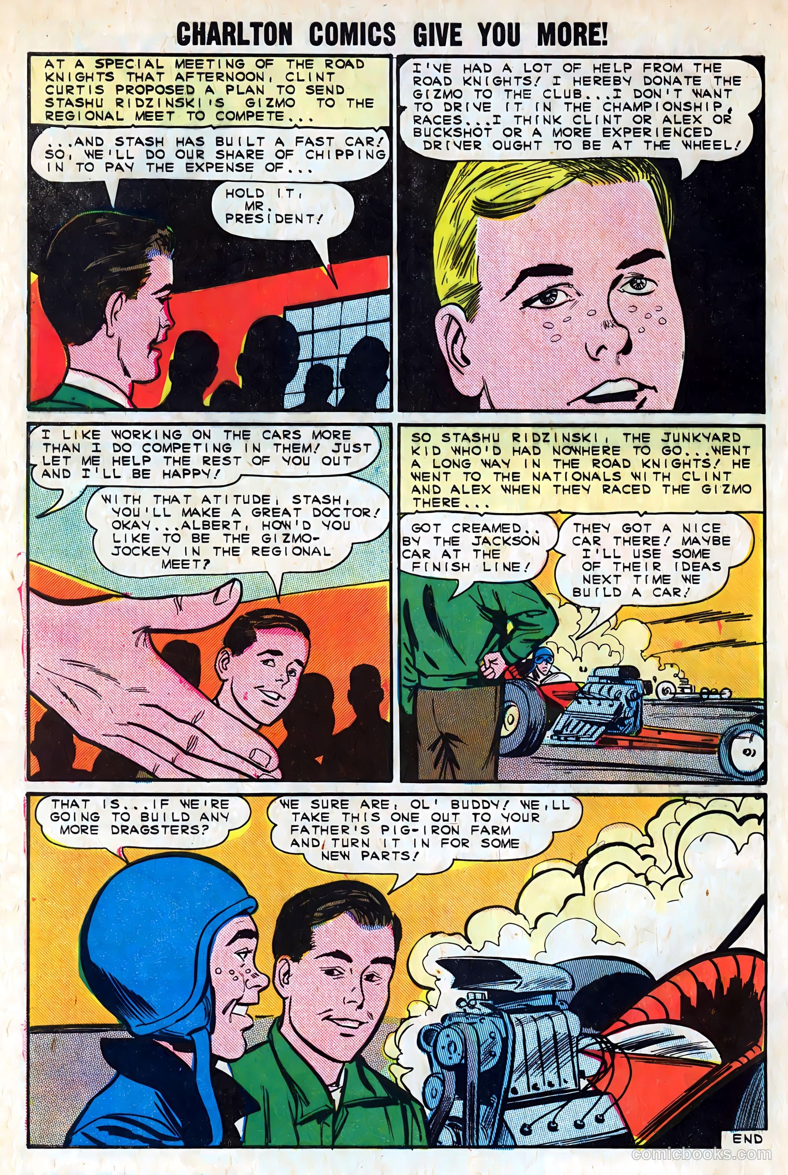 Hot Rods and Racing Cars #70 — page 32 of 36