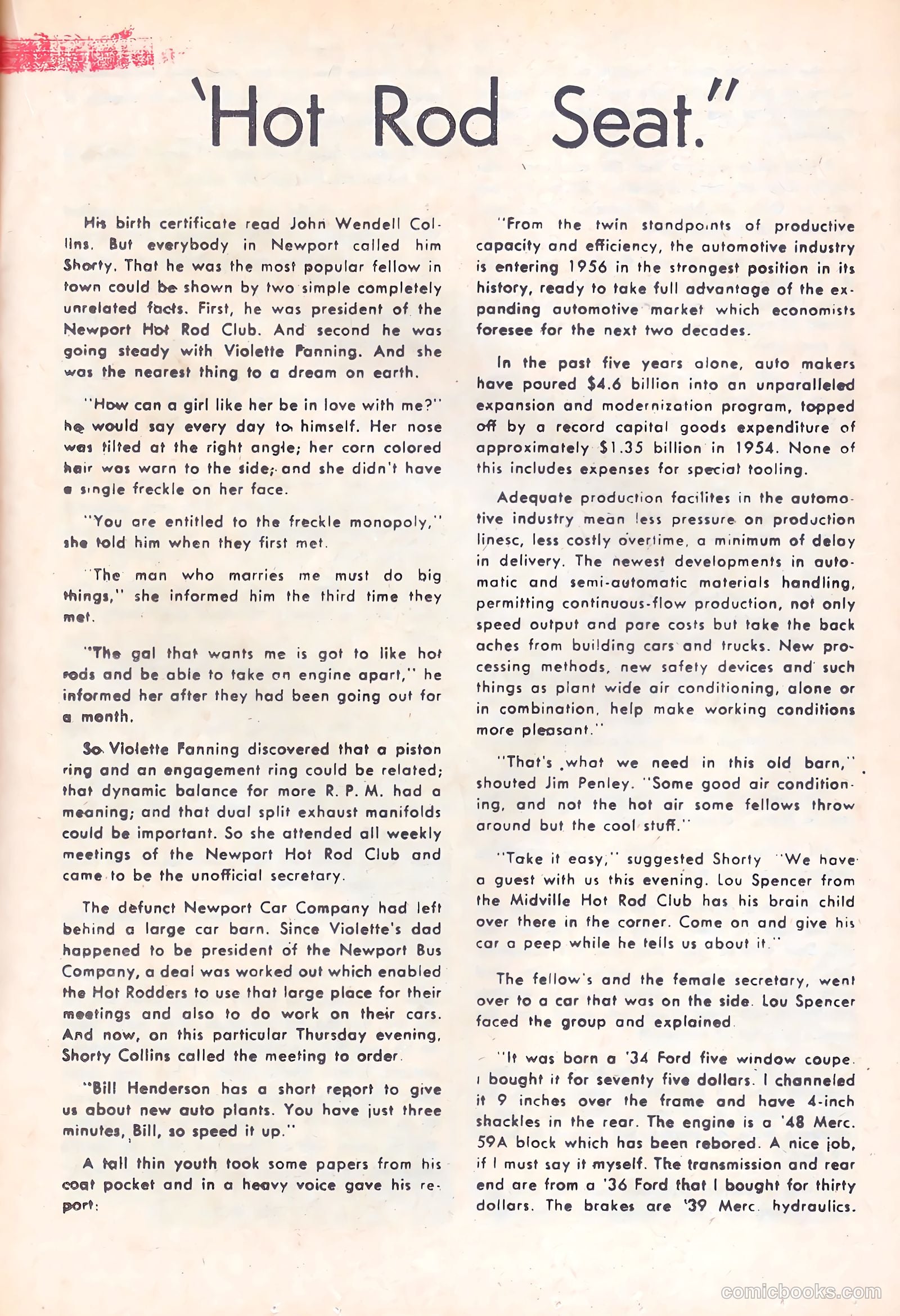 Hot Rods and Racing Cars #71 — page 17 of 36