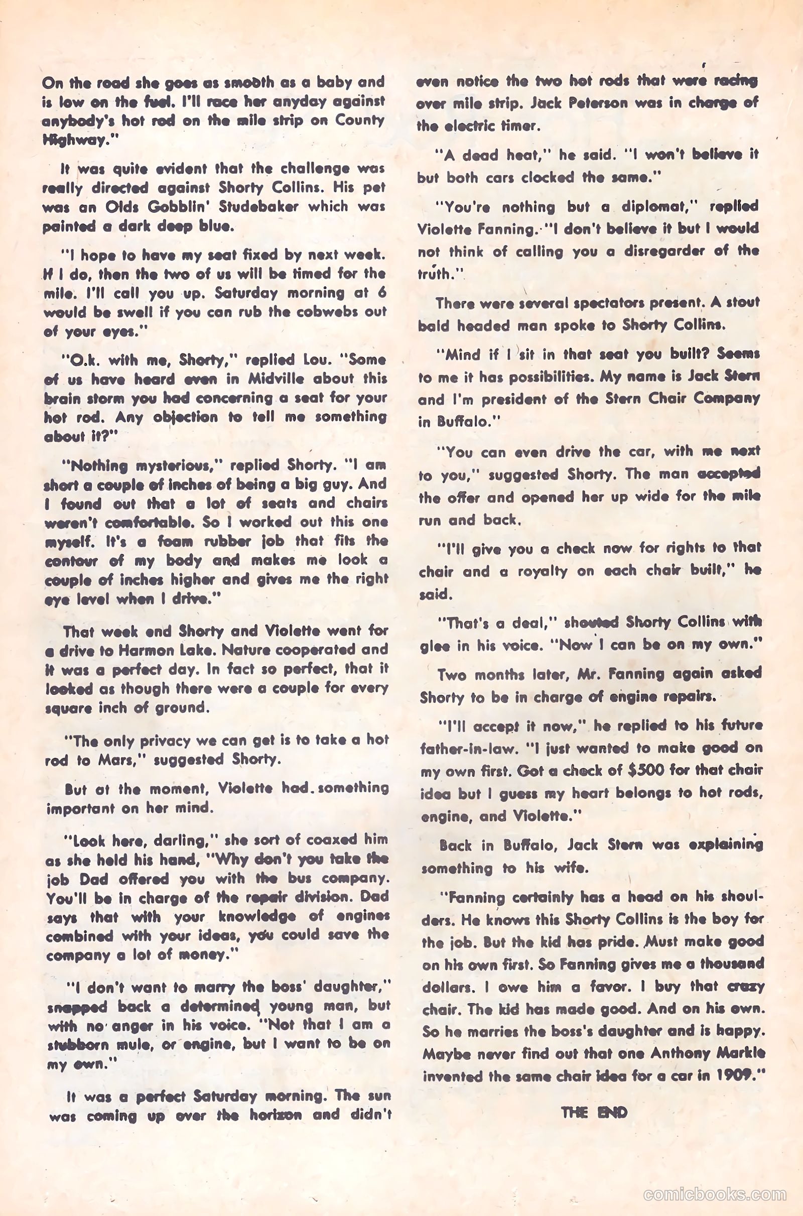 Hot Rods and Racing Cars #71 — page 18 of 36