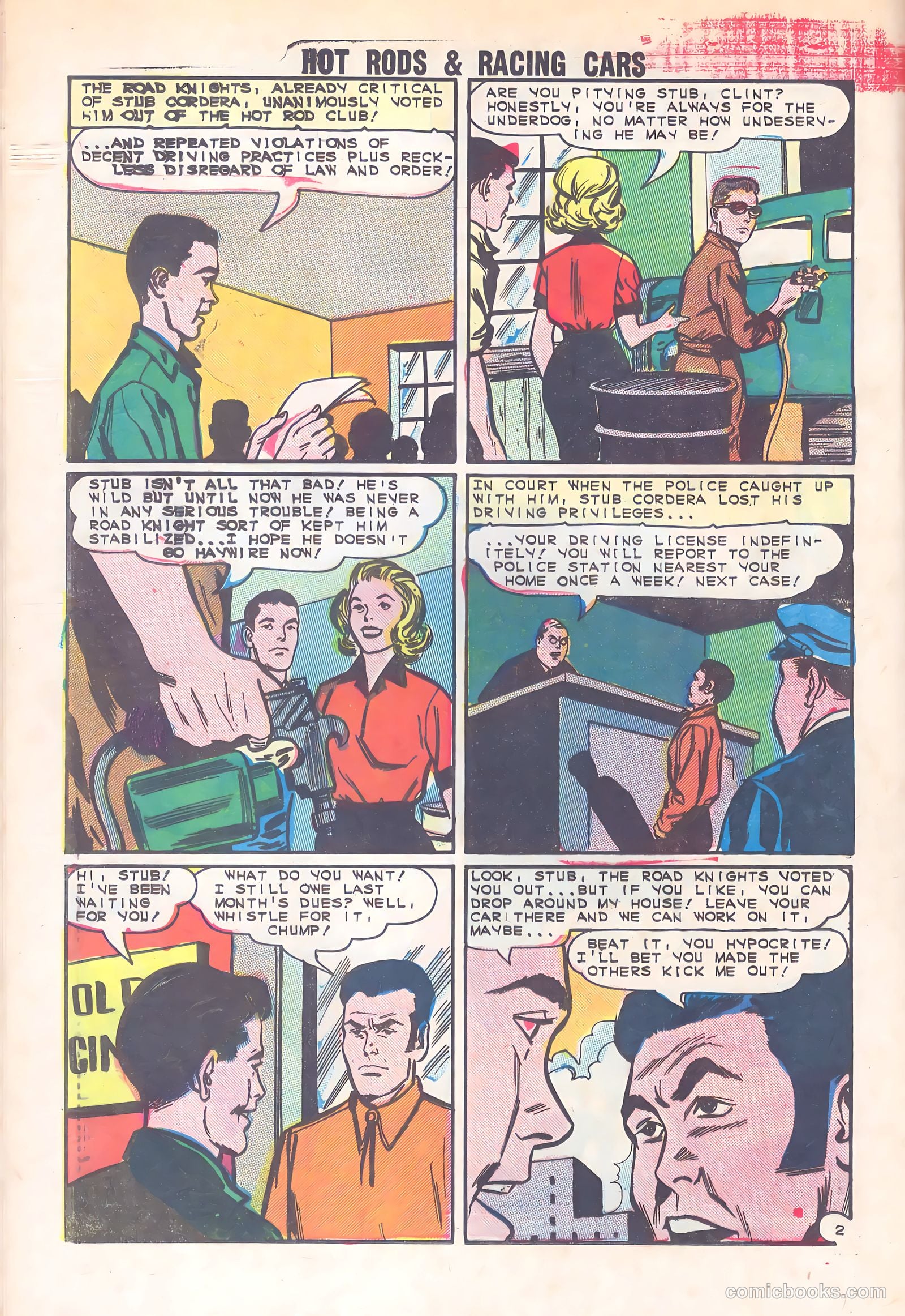 Hot Rods and Racing Cars #71 — page 20 of 36