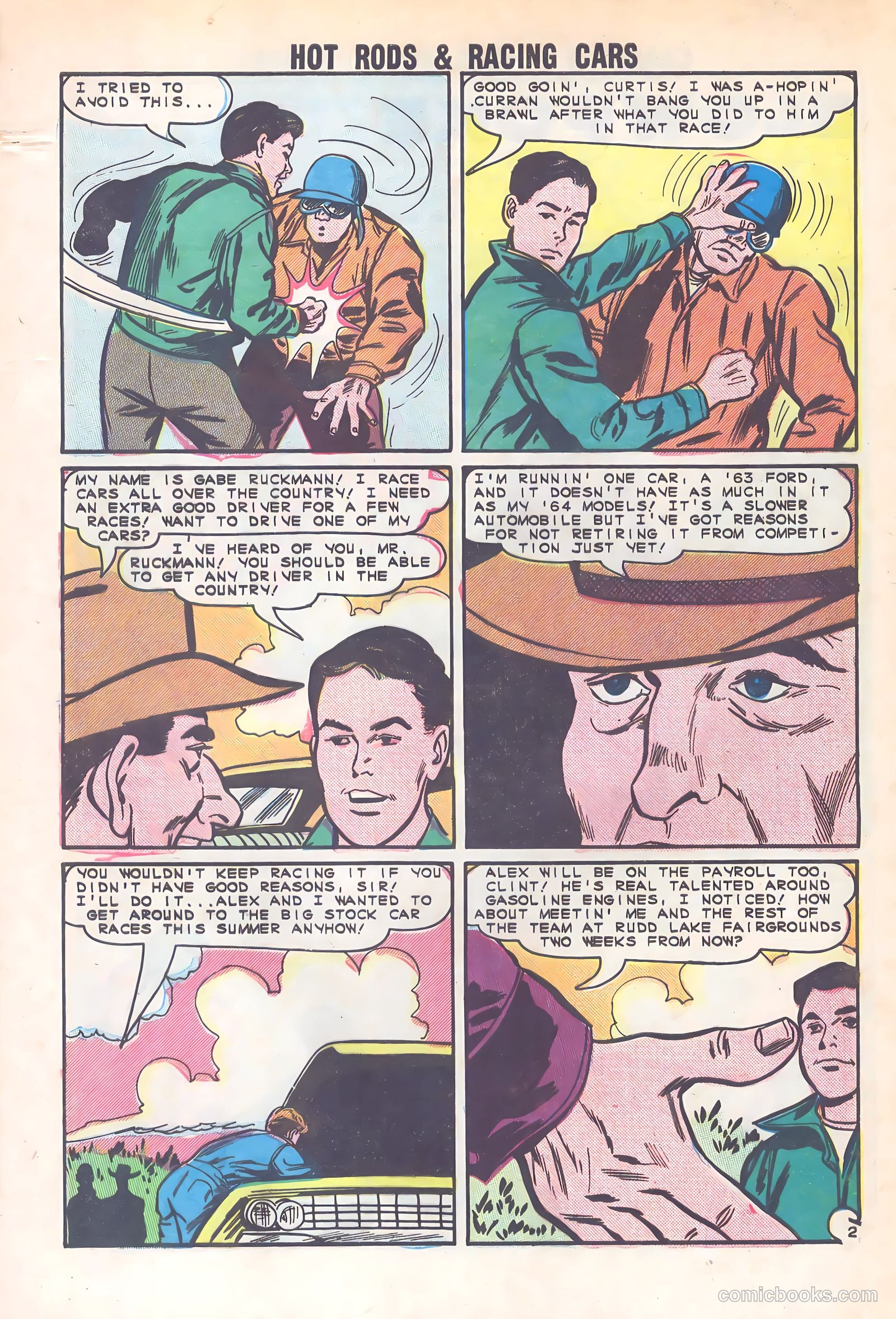 Hot Rods and Racing Cars #71 — page 28 of 36