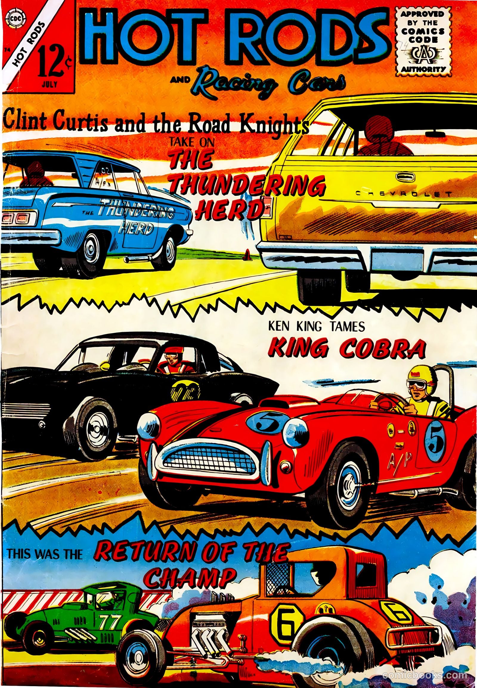 Hot Rods and Racing Cars #74 — page 1 of 36