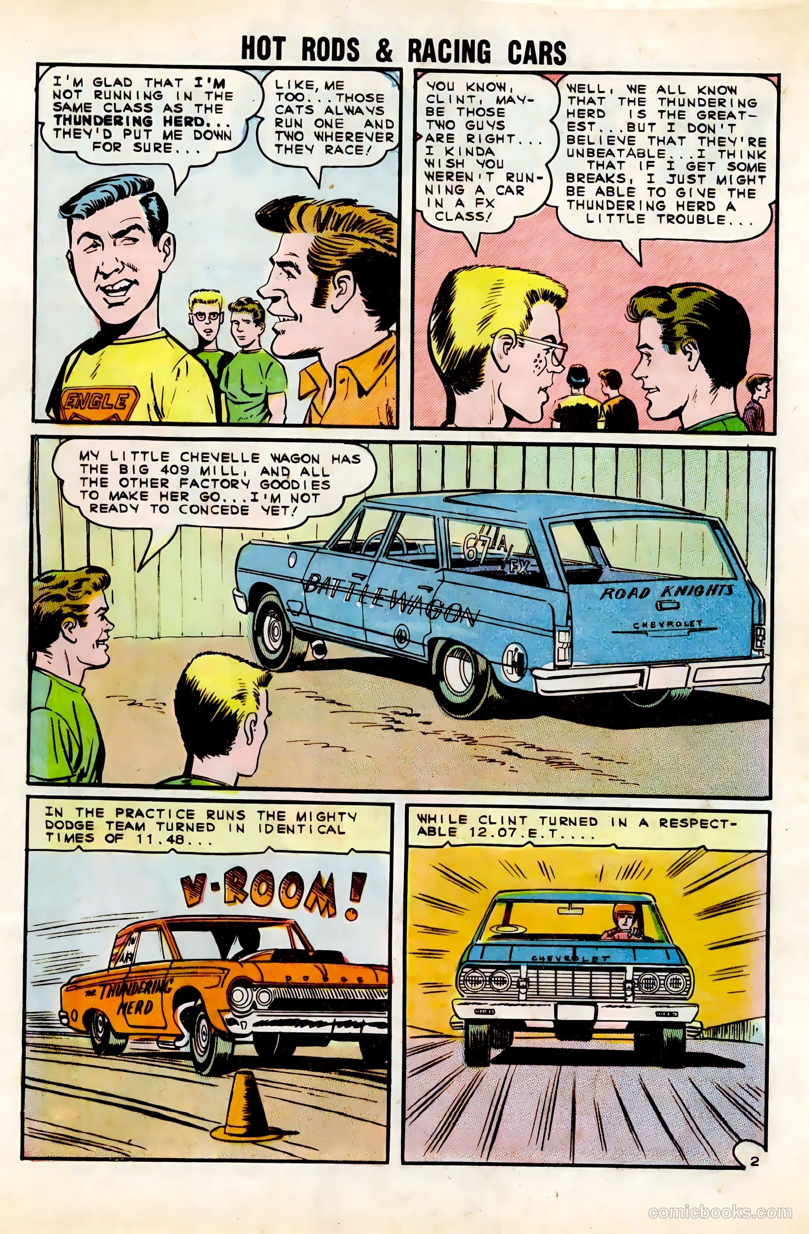 Hot Rods and Racing Cars #74 — page 4 of 36