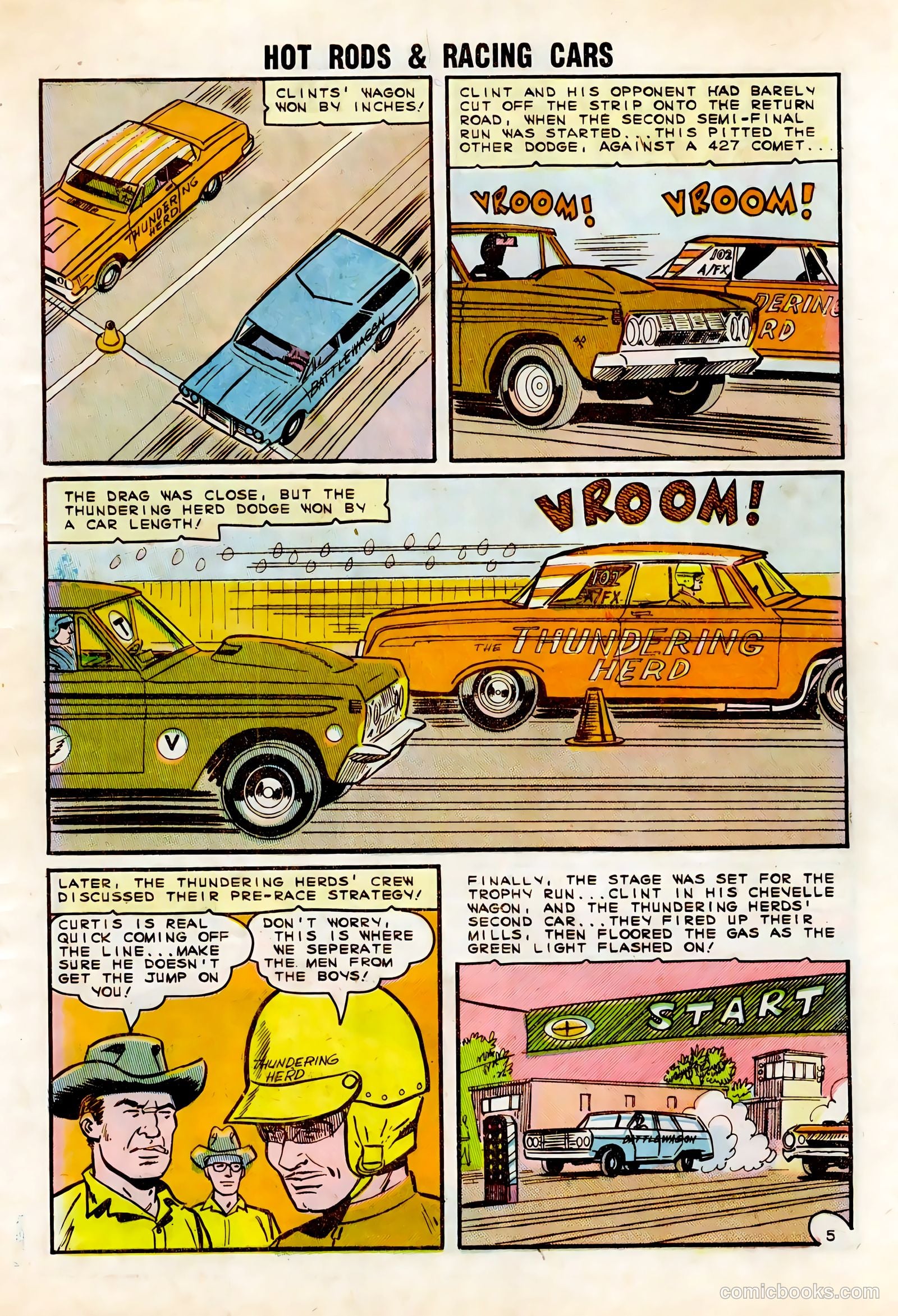 Hot Rods and Racing Cars #74 — page 9 of 36