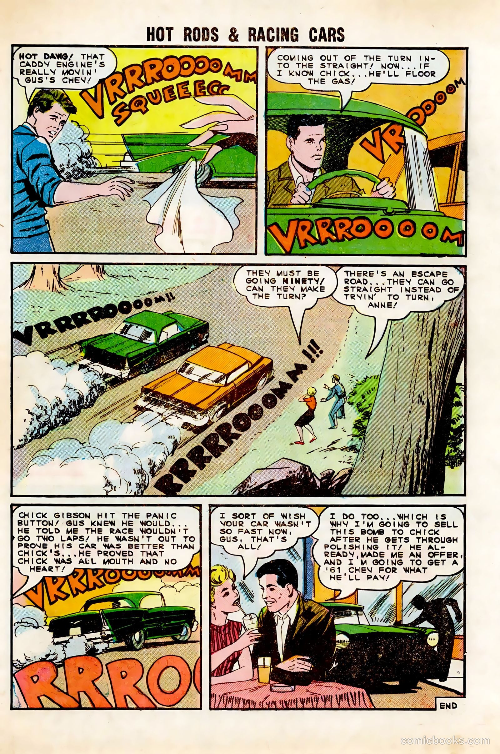Hot Rods and Racing Cars #74 — page 33 of 36