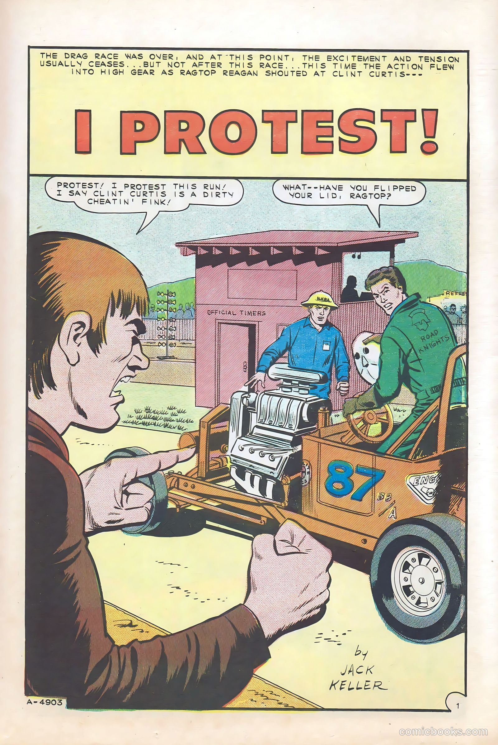 Hot Rods and Racing Cars #75 — page 19 of 36