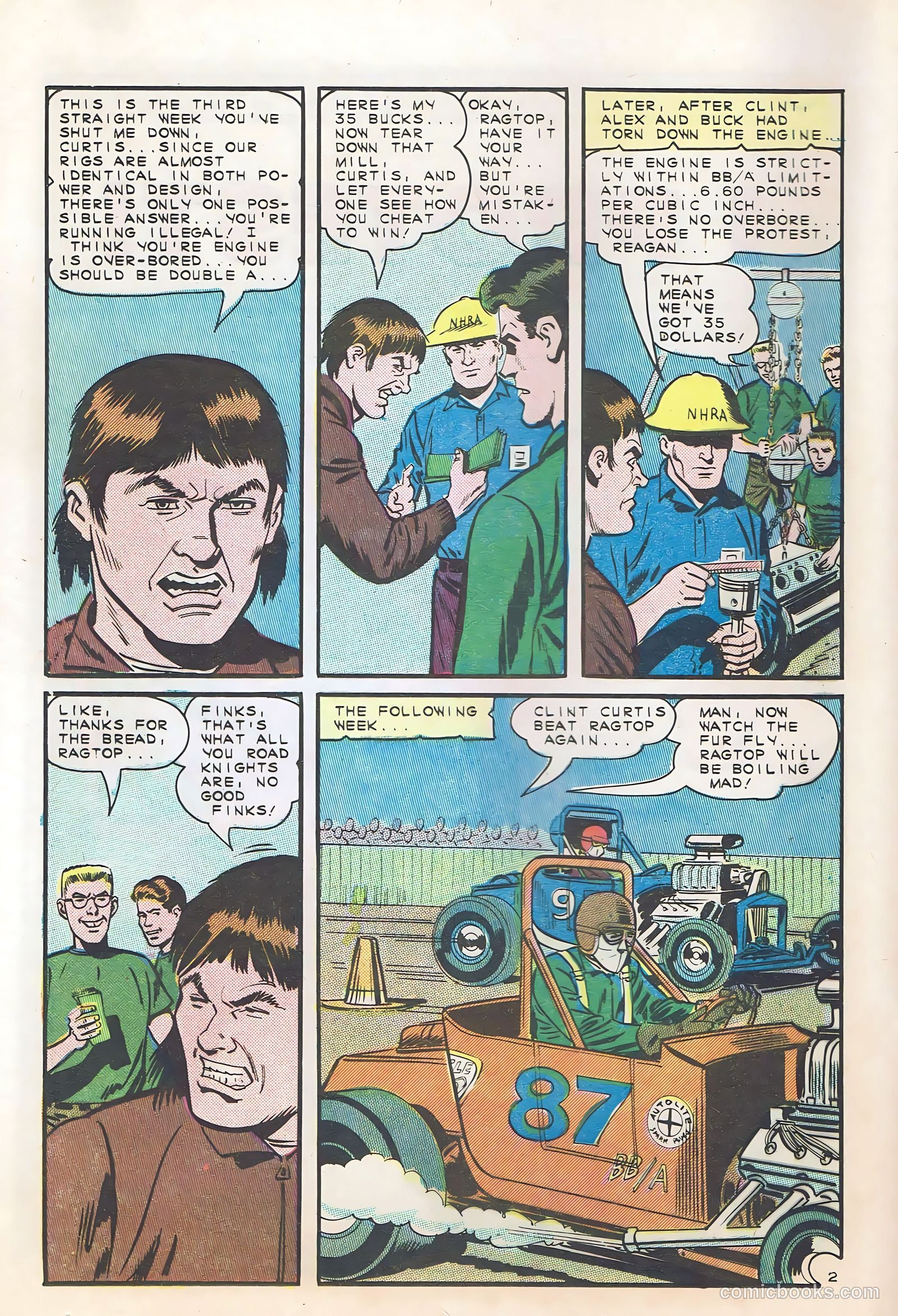 Hot Rods and Racing Cars #75 — page 20 of 36