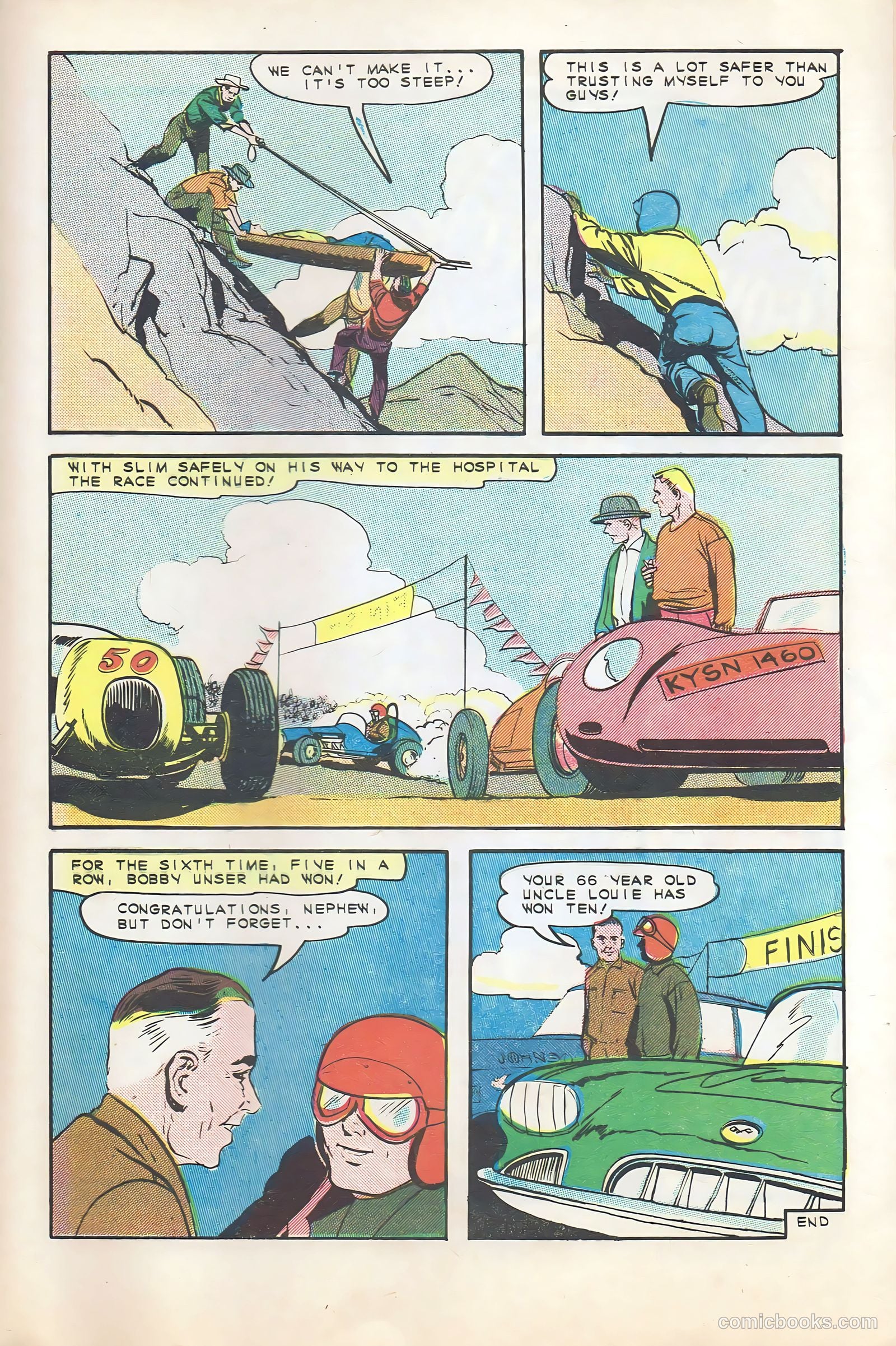 Hot Rods and Racing Cars #75 — page 33 of 36